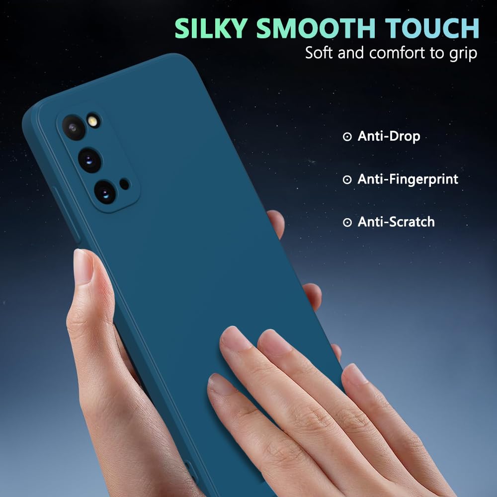Wogroo For Samsung Galaxy S20 Case Dark Blue, Scratch Resistant With Soft Touch, Slim Thin Phone Cover For Samsung Galaxy S20