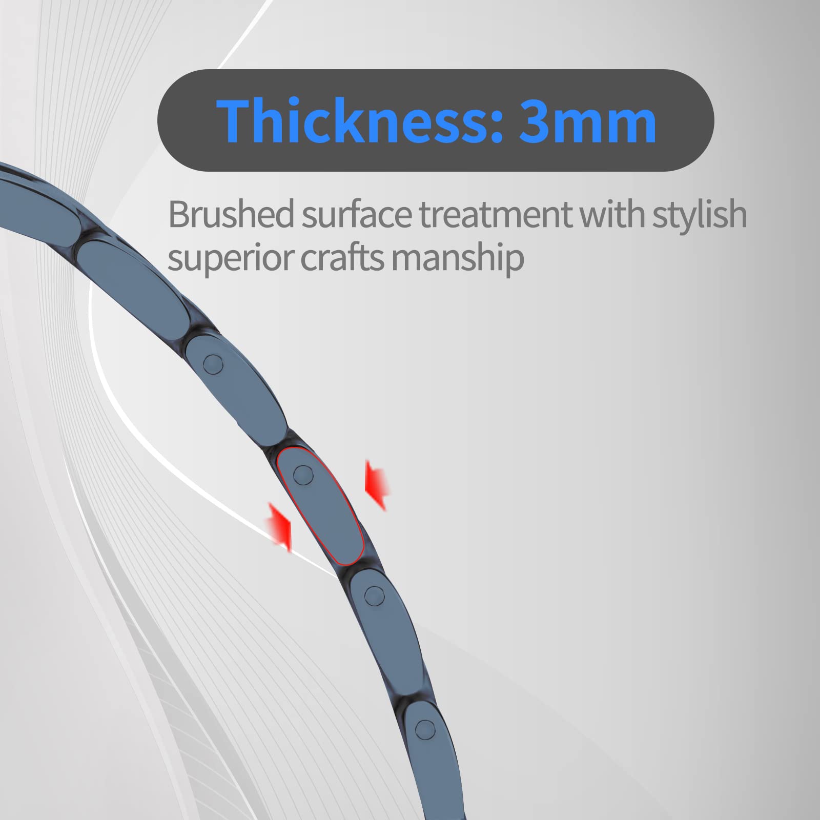 Camofit Compatible With Apple Watch Band 49Mm 45Mm 44Mm 42Mm, Stainless Steel Adjustable Watchband Compatible With Iwatch Ultra