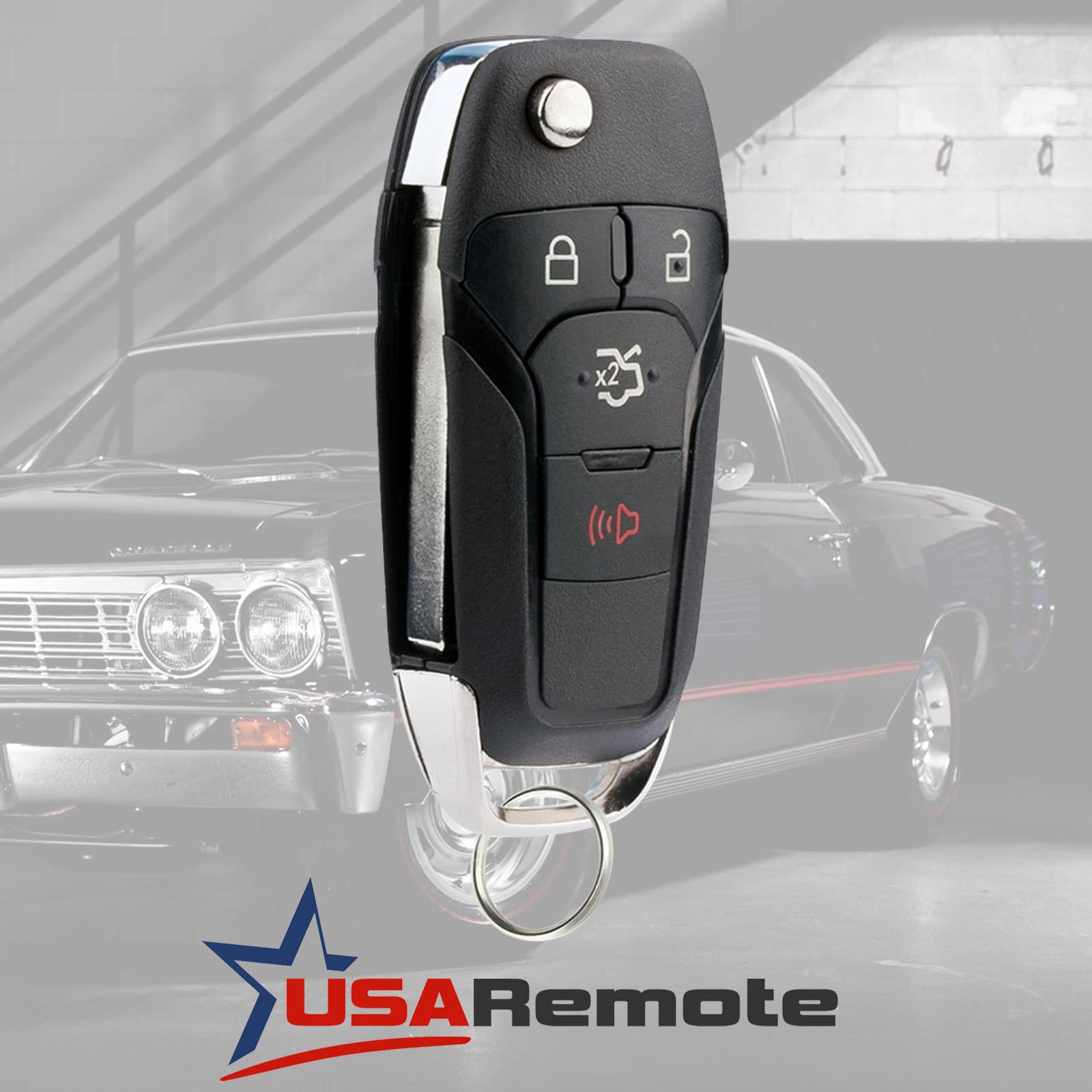 Flip Key For 2013 2016 Ford Fusion Keyless Entry Remote Fob (N5F A08Taa 164 R7986)