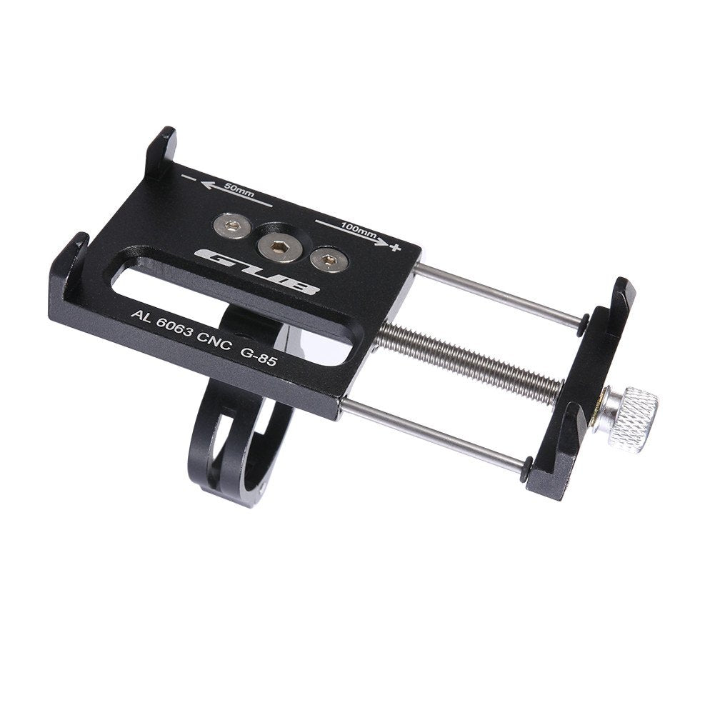 Gub Bicycle & Motorcycle Phone Mount, Aluminum Alloy Universal Bike Handlebar Phone Mount Holder Adjustable Compatible With Ipho