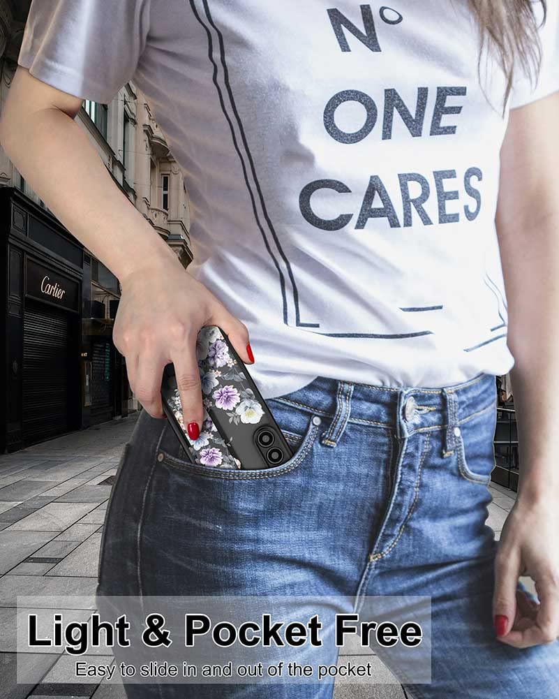 Cisland Cute Samsung Galaxy S23+ Plus Case With Strap Stand Finger Kickstand, Cute Case Designer For Girls Aesthetic Silicone Co