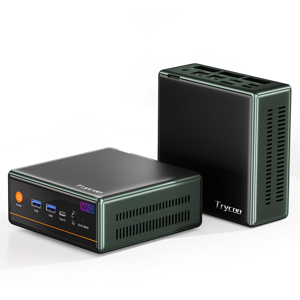 Trycoo Wo4 Mini Pc,Amd Ryzen 7 5700U(8C/16T,Up To 4.34Ghz),Mini Computer With 16Gb Ddr4 Ram/512Gb M.2 2280 Ssd, Micro Pc 4K@60Hz
