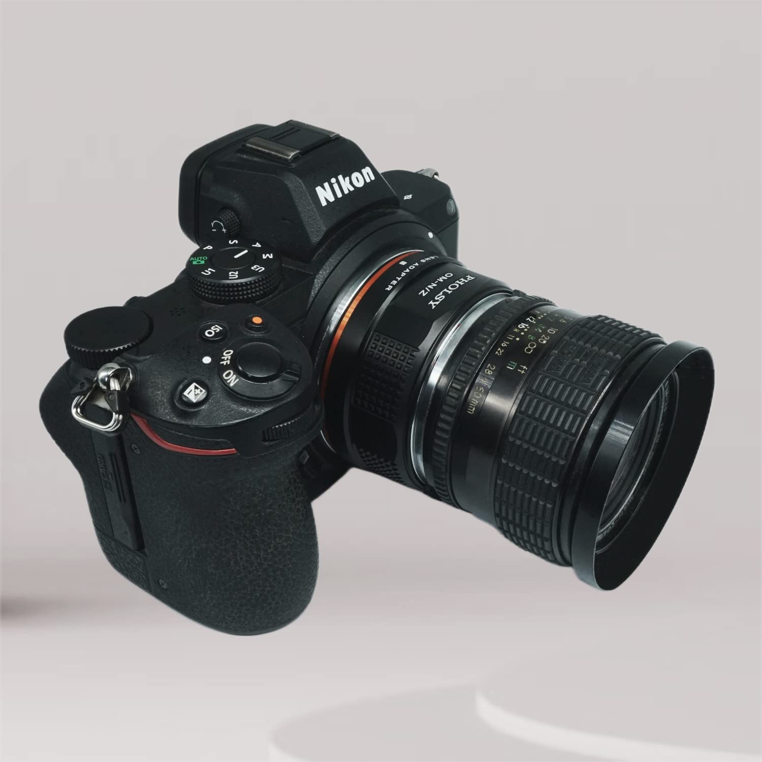 Pholsy Lens Mount Adapter Compatible With Olympus Zuiko Om Lens To Nikon Z Mount Camera Body Compatible With Nikon Z Fc, Z30, Z9