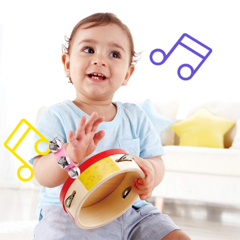 Poplay Band Wrist Bells,12 Pcs Hand Bells Ankle Bells Jingle Bells Musical Instrument Percussion Birthday Gifts Christmas Party