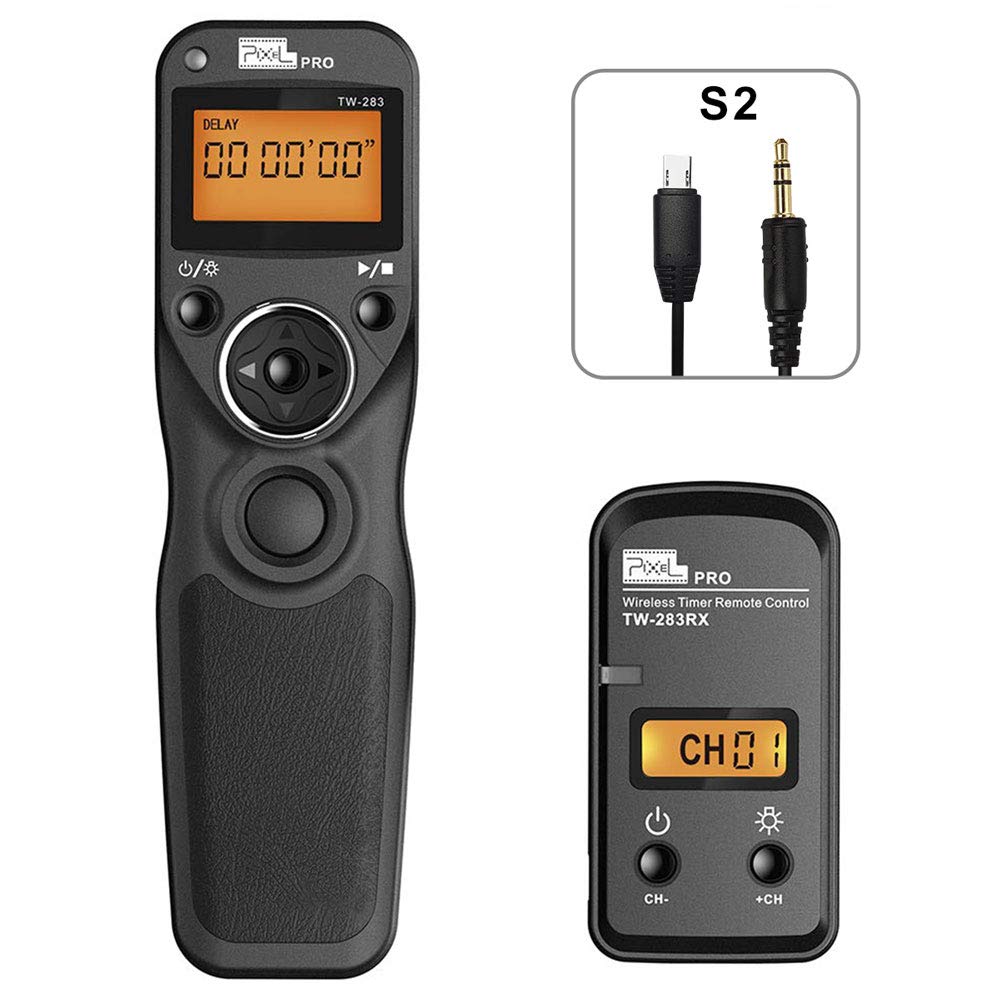 Wireless Remote Shutter Compatible For Sony Pixel Tw-283 S2 Wired Timer Remote Control Compatible For Sony A99Ii, A77Ii, A58, A6
