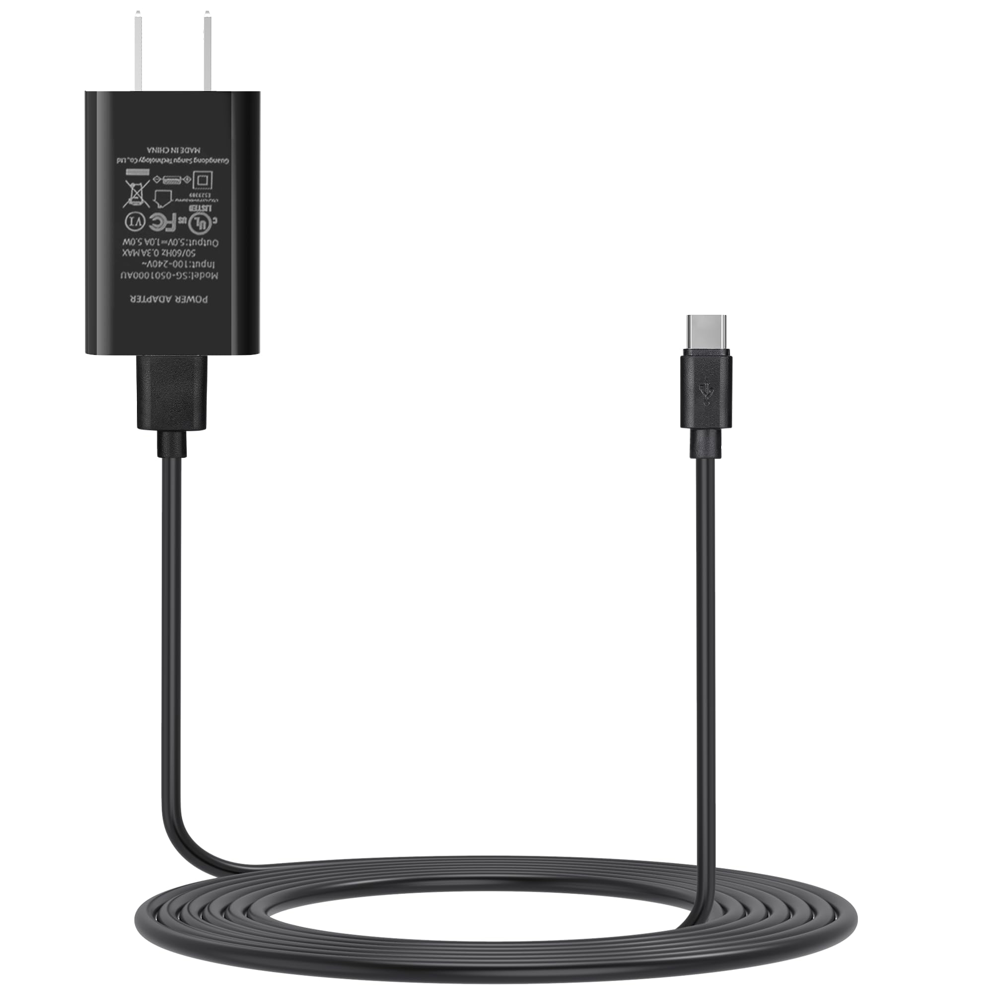 Charger For Tcl Flip Pro, Jitterbug Flip 2 Lively Smart 3 Phone, Sonim Xp3 Plus Xp8 Phone, Usb C Cable 6 Ft With Adapter