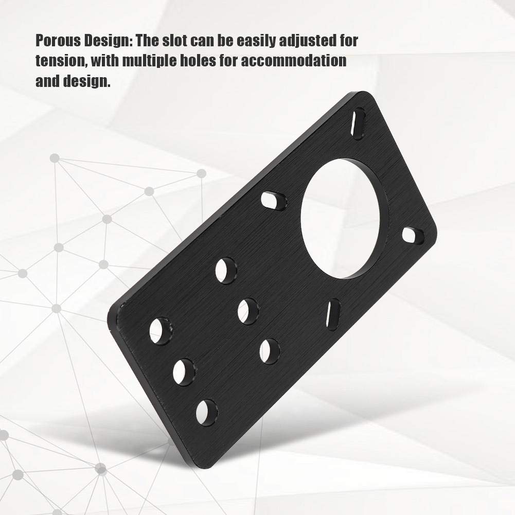 Nema17 Stepper Motor Mount Plate,Anodized Aluminum Stepper Motor Mounting Plate Suitable For 17 Stepper Motors/Linear 3D Printer