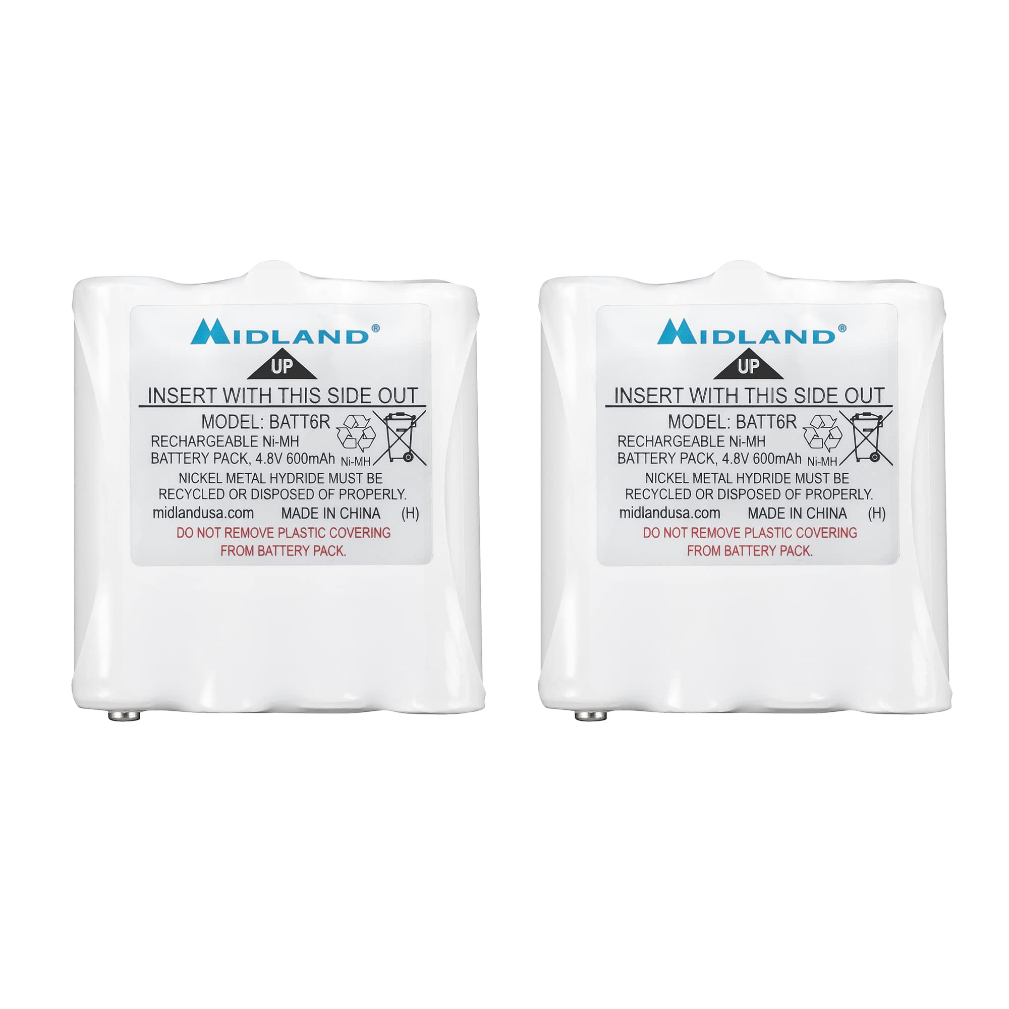 Midland Avp8 Nimh Rechargeable Battery Packs For Cxt And Lxt Series Radios   6 Pack