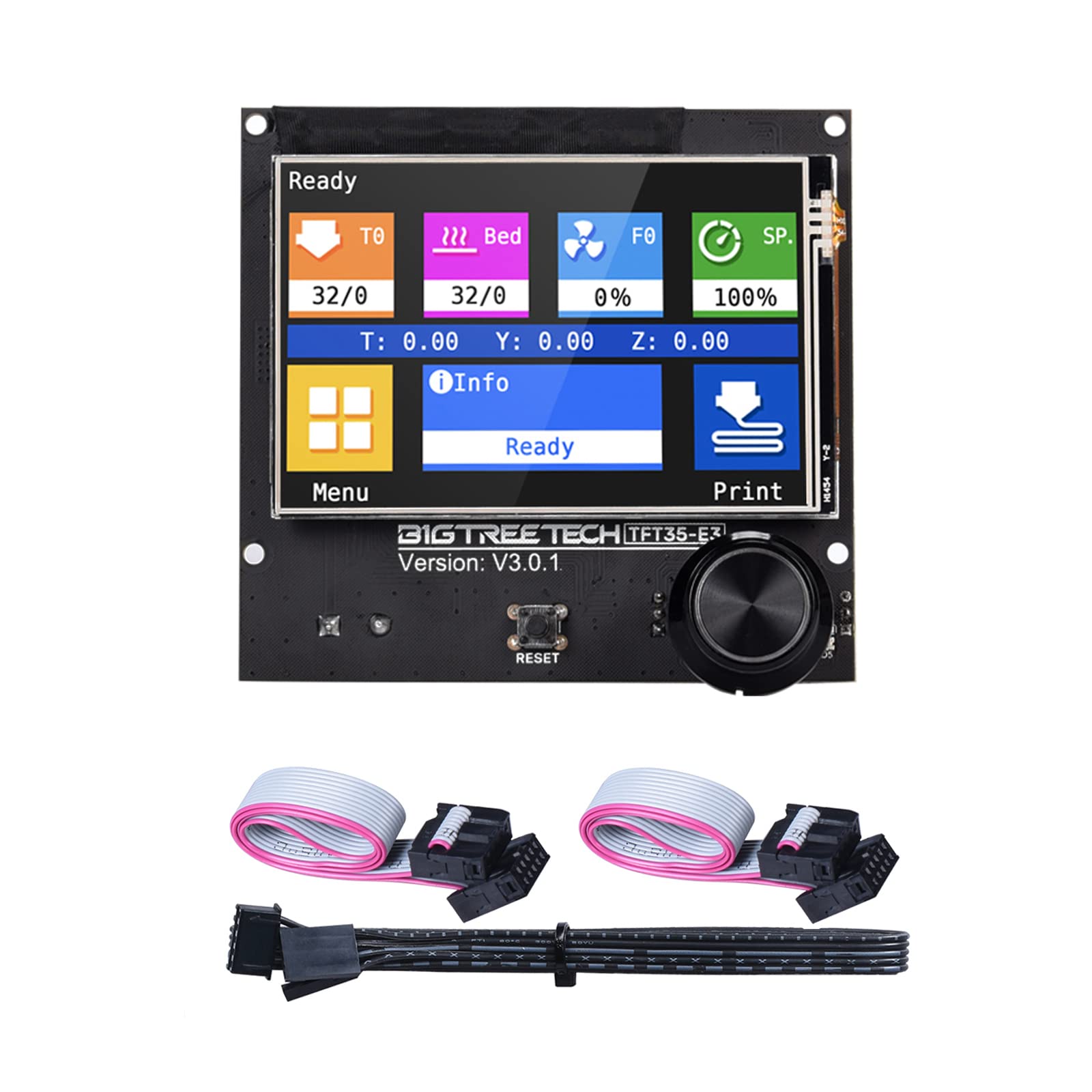 Bigtreetehch Tft35 E3 V3.0.1 Touch Screen Display With Two Working Modes Compatible 12864 Lcd Display Wifi For Ender 3 Cr 10 Skr