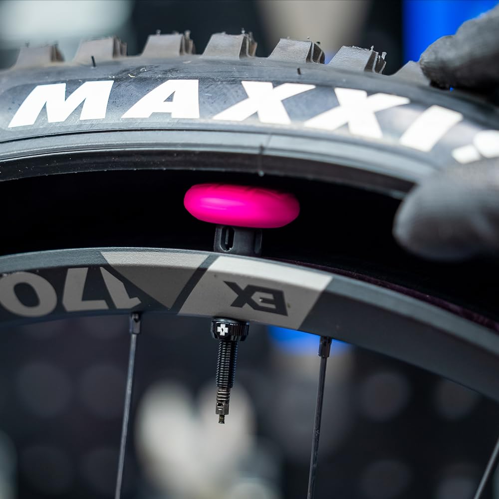 Muc-Off Stealth Tubeless Airtag Holder - Hidden Air Tag Holder For Bike Compatible With Apple Airtag - Anti-Theft Protection Air