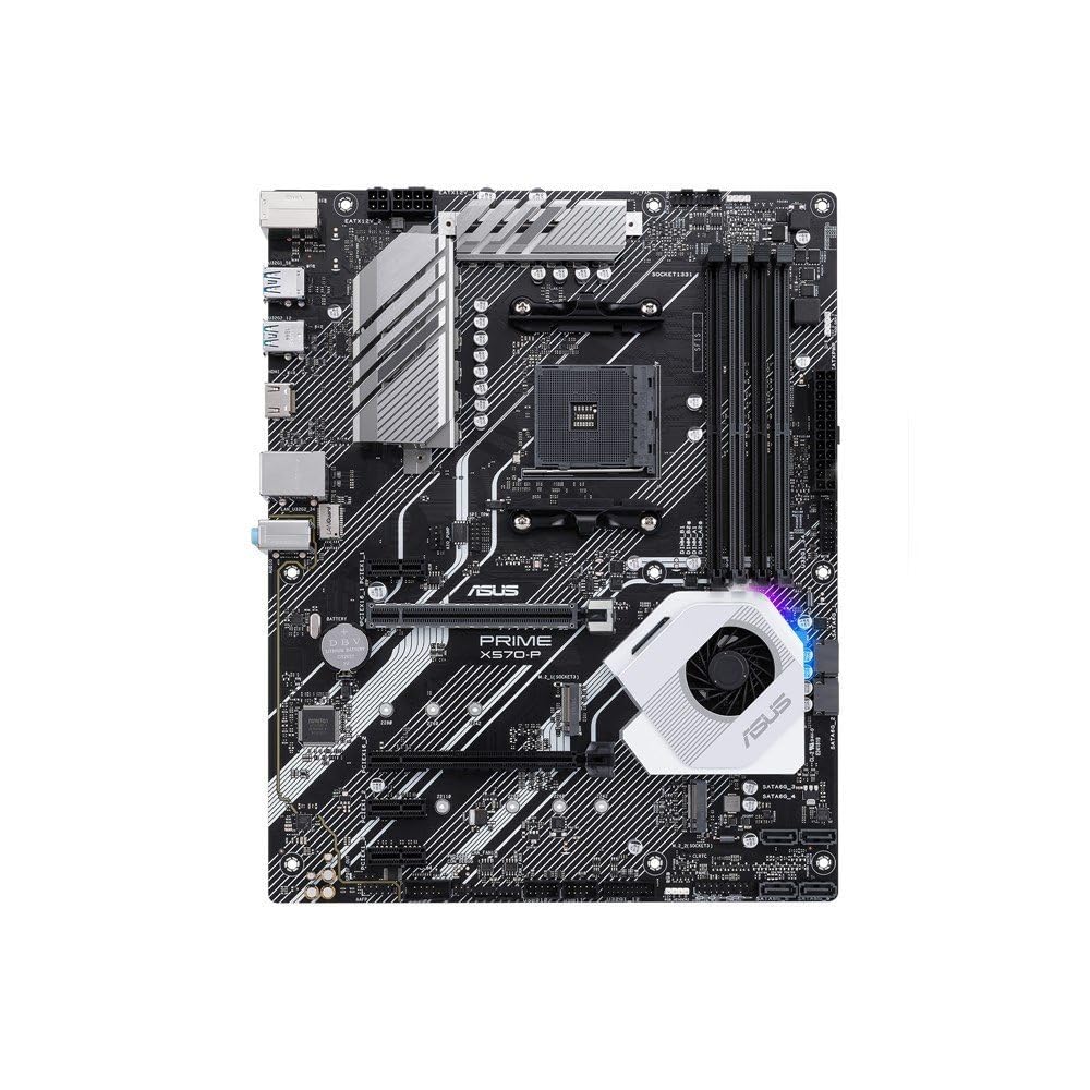 Asus Prime X570 P Ryzen 3 Am4 With Pcie Gen4, Dual M.2 Hdmi, Sata 6Gb/S Usb 3.2 Gen 2 Atx Motherboard