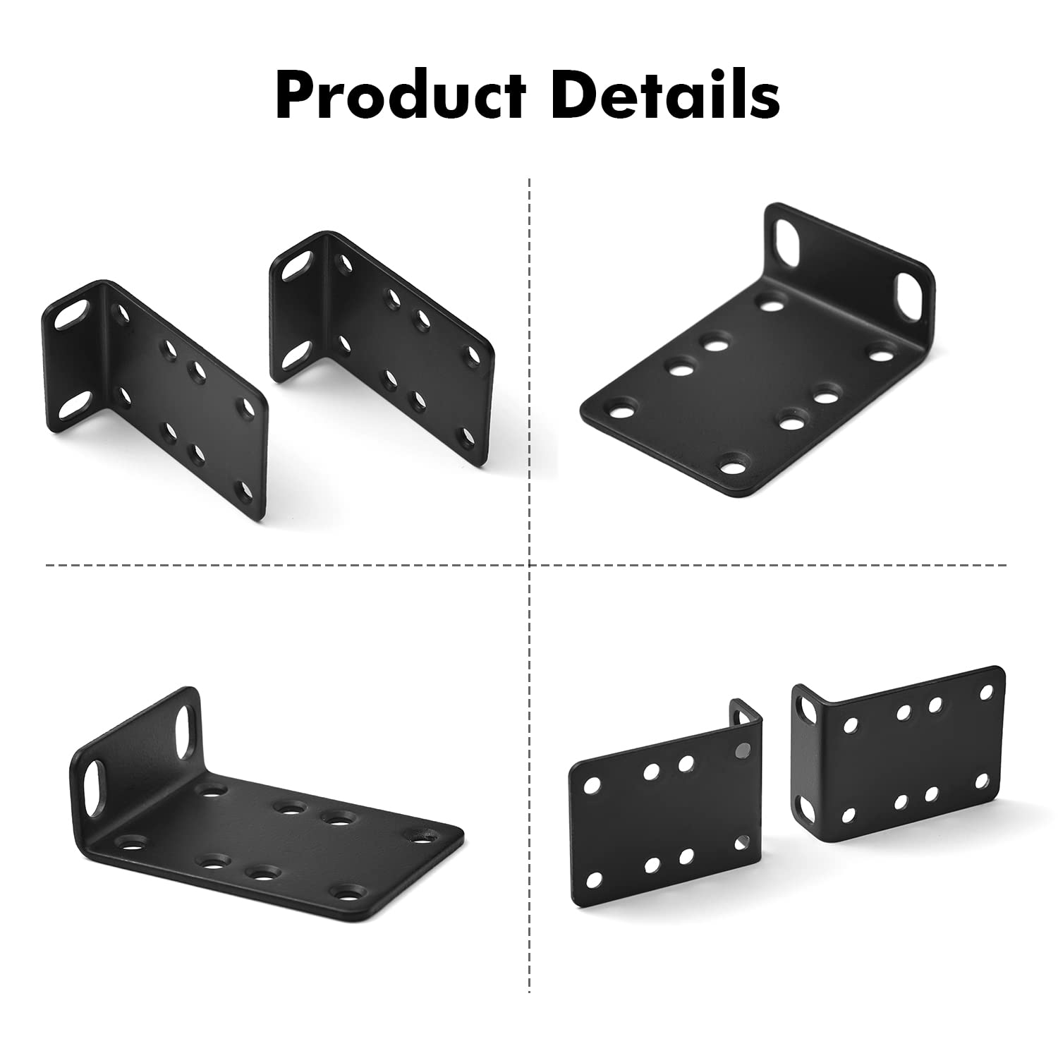 Mokerlink Rack Mount Ear For 17.3 Inch Switches, Compatible For Cisco, D-Link, Dell Powerconnect, Hp V1910, Linksys, And Netgear