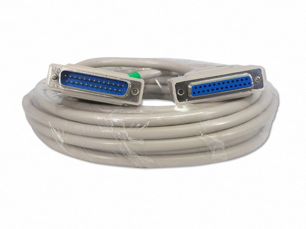 Your Cable Store 25 Foot Db25 25 Pin Serial Port Cable Male/Female Rs232