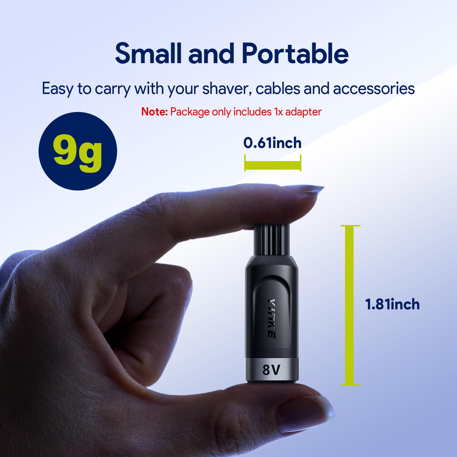Yinke 8V Hq850 Type C Shaver Charger Adapter Charging Converter For Philips Norelco Oneblade Qp2630 Qp2530, Usb C Electric Shave