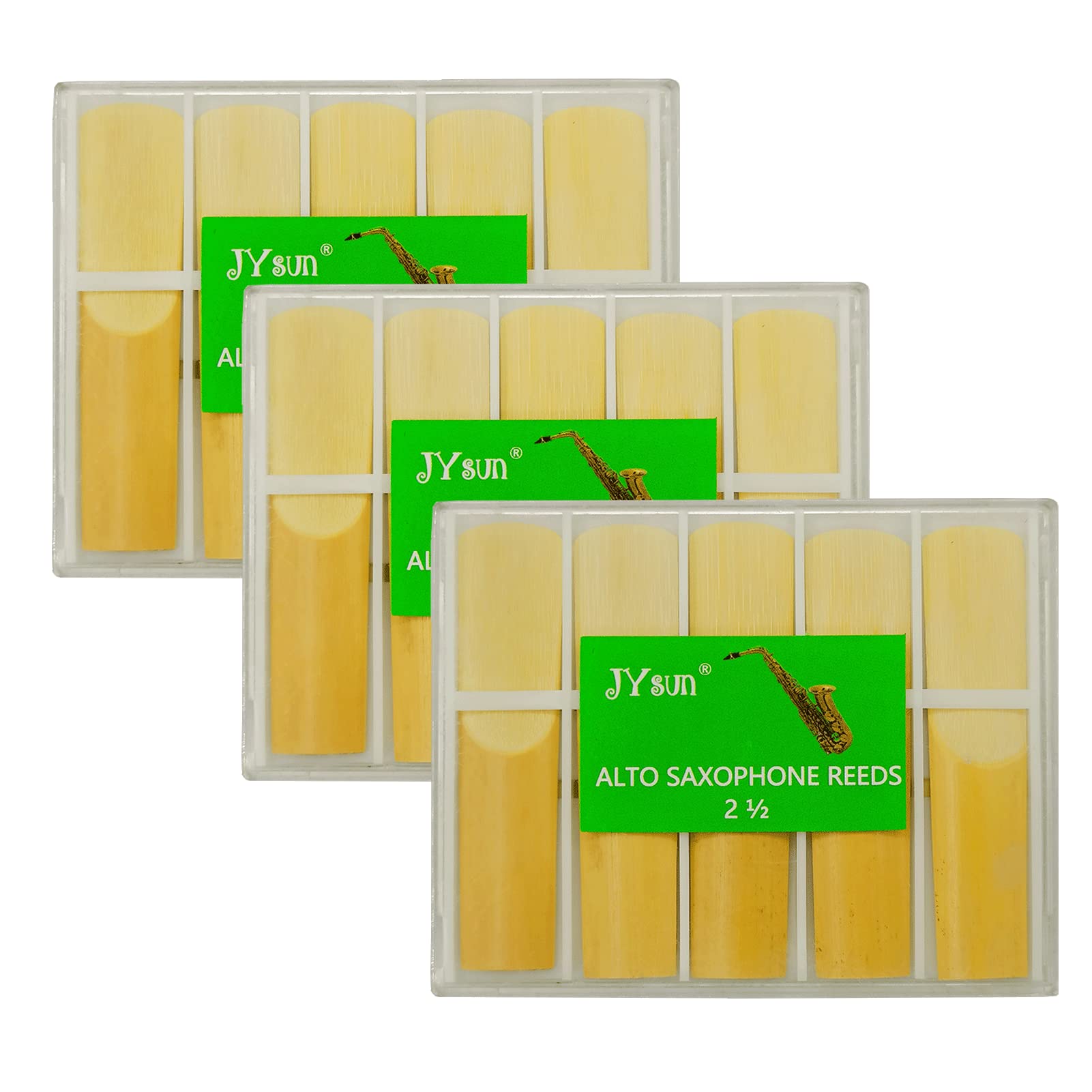 Saxophone Reeds 2.5 Alto Sax 30Pcs Reeds For Saxophone Alto