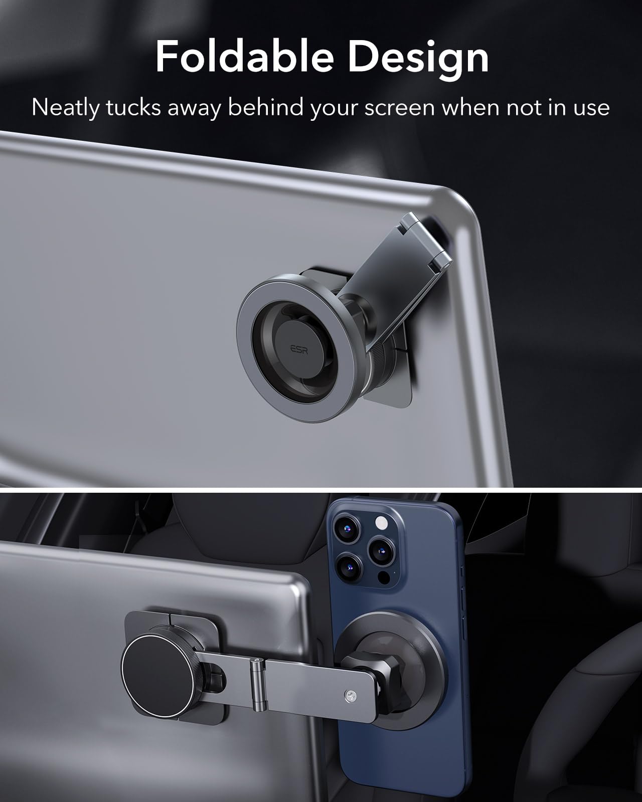 Esr For Magsafe Car Mount, Car Phone Holder, Tesla Touchscreen Car Mount, Magnetic Phone Holder For Car, For Iphone 17/16/16E/15