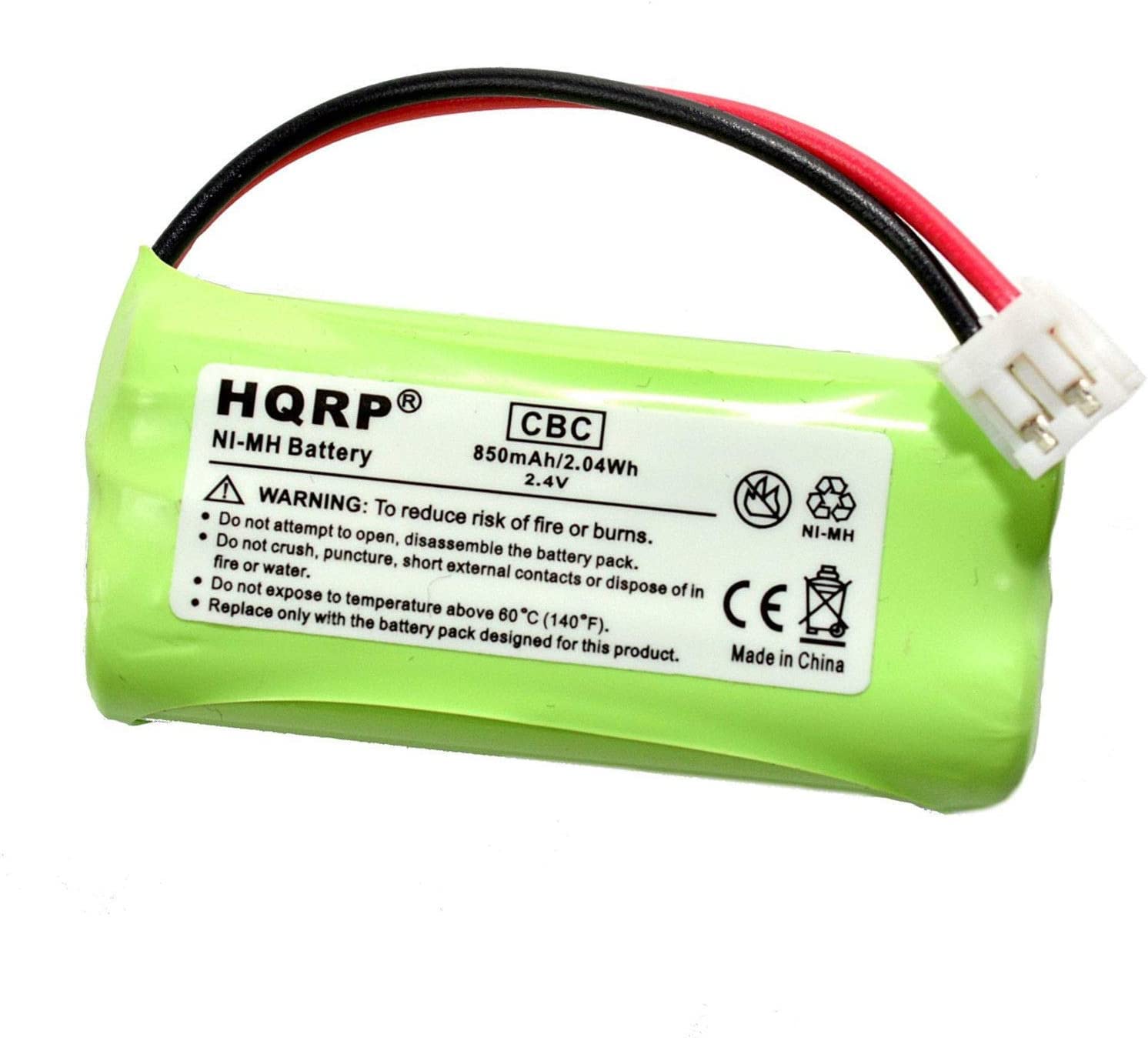 Hqrp 2 Pack Cordless Phone Battery Compatible With Vtech Bt183348 Bt283348 89 1326 00 00 89 1300 00 00 8913260000 89 1300 01 00