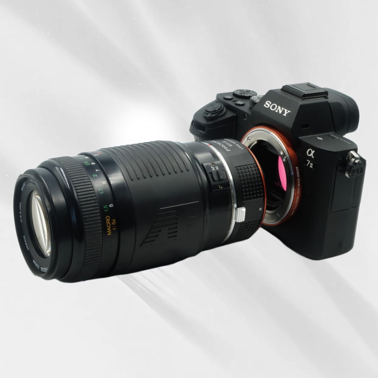 Pholsy Manual Focus Lens Adapter Compatible With Canon Eos Ef Lens To E Mount Camera Compatible With Sony A1 A9Ii A7S Iii/Ii, A7