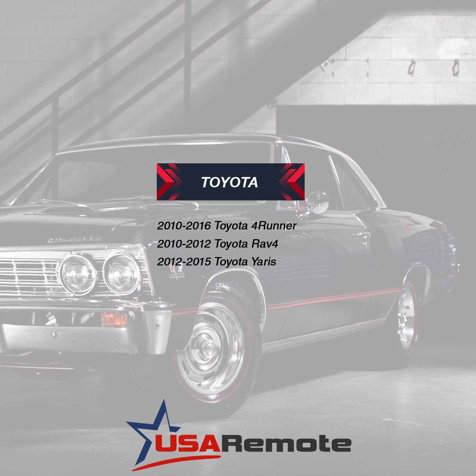 Key Fob Keyless Entry Remote Fits Toyota 4Runner, Rav4, Yaris (Hyq12Bby G)