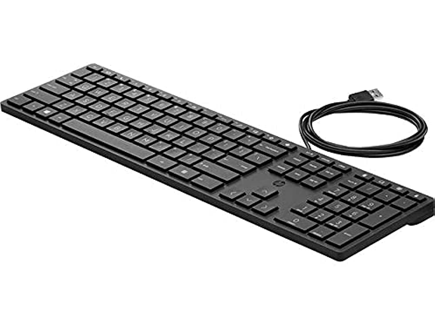 Hp Wired Desktop 320K Keyboard - Enjoy A Comfortable Fit With A Reduced-Sized Ke