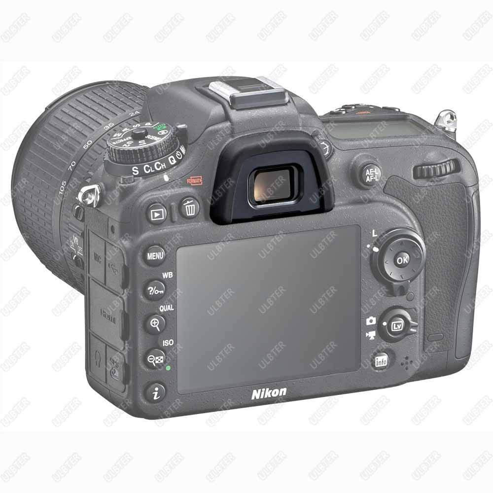 Eyepiece Eyecup Eye Cup Dk 23 For Nikon D7100 D7200 D7000 D750 D610 D600 D300 D300S Camera Viewfinder, Ulbter Eyepiece Cover & Hot Shoe Cover  (2+2 Pack)