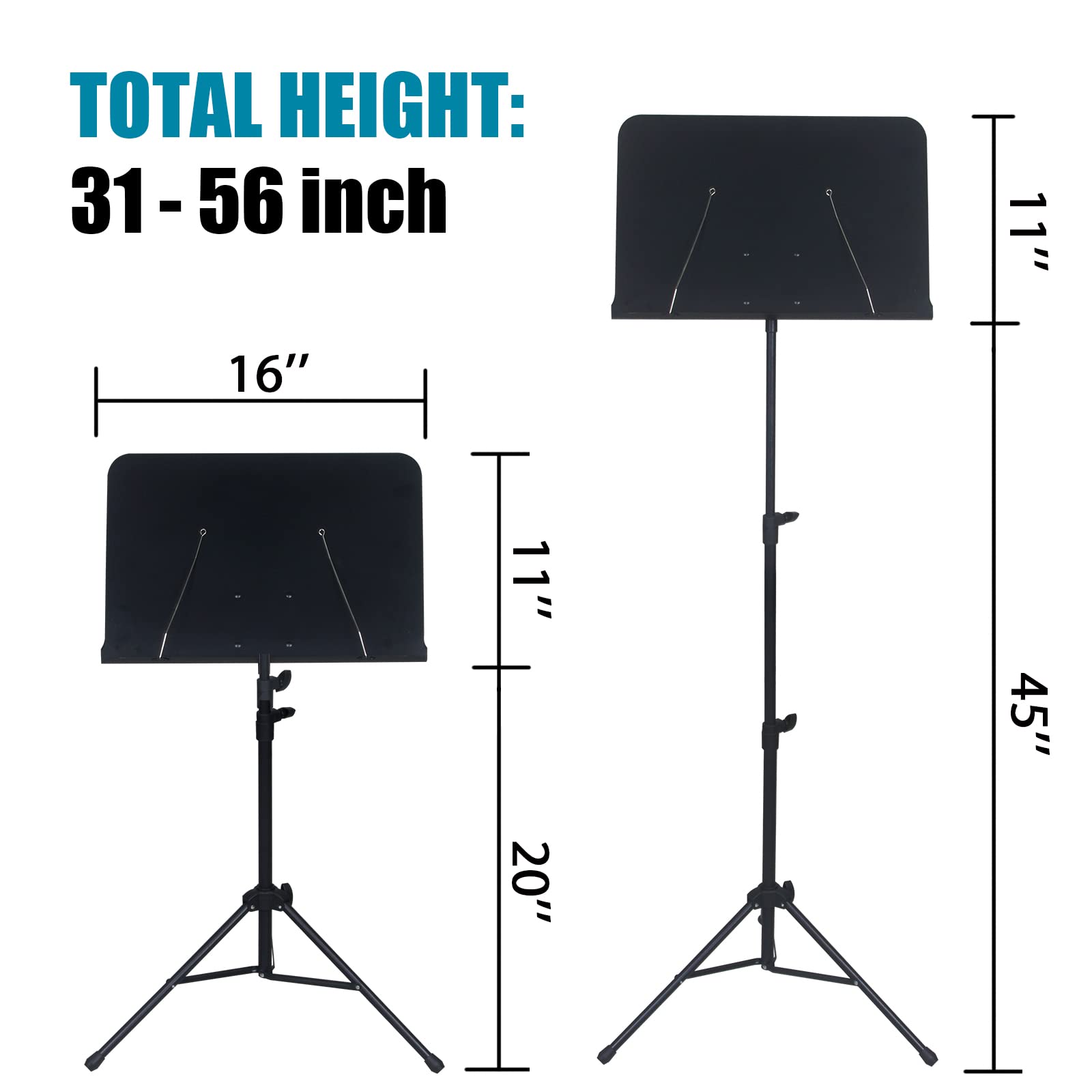 Gleam Sheet Music Stand   Portable For Children And Carrying Out Dual Use Desktop Book Stand