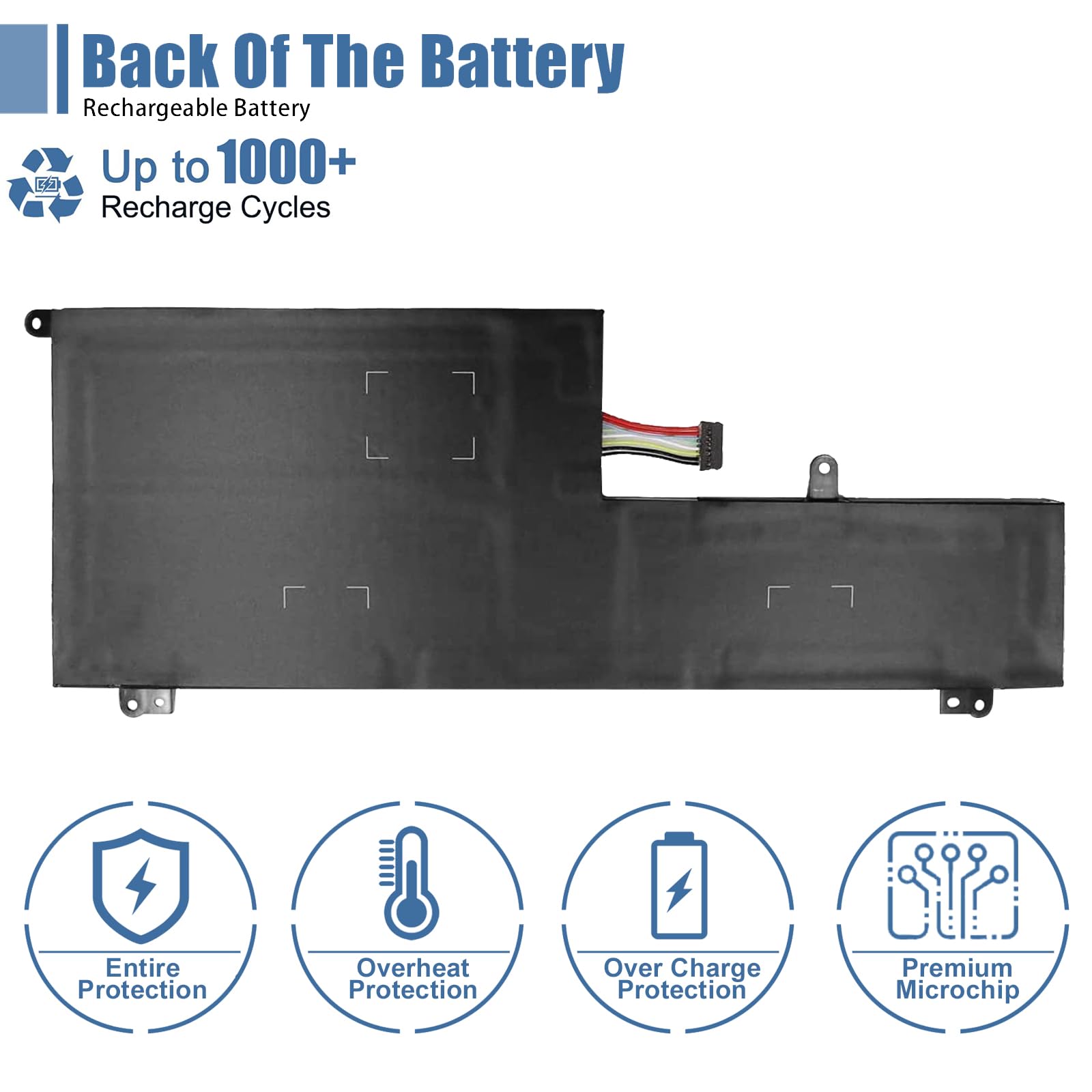 Vanpir L16M6Pc1 Laptop Battery 11.52V 72Wh 6268Mah Replacement For Lenovo Yoga 720 15Ikb Series Notebook L16L6Pc1 L16C6Pc1 5B10M