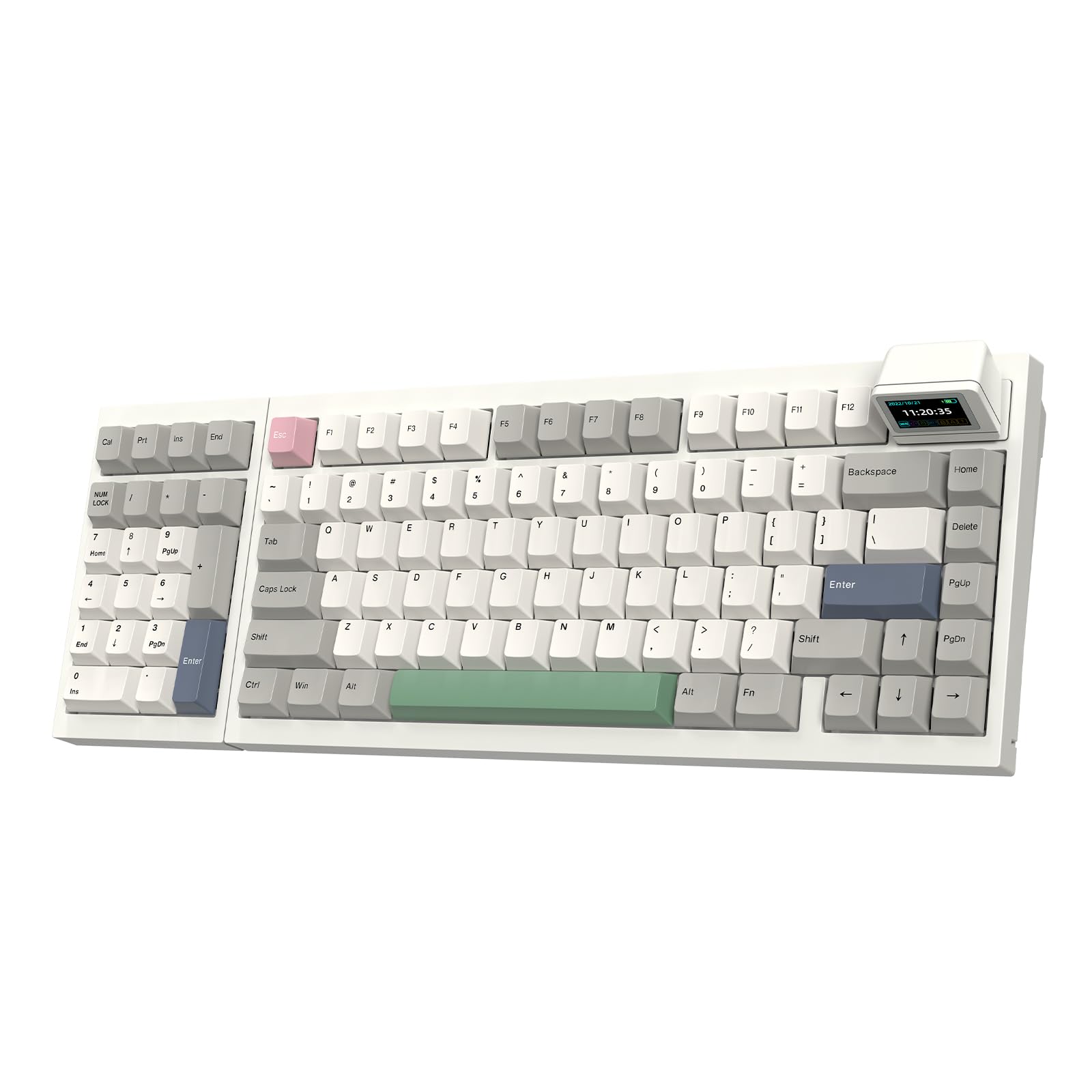 EPOMAKER RT98 Creative Modular Retro Gaming Keyboard w/Detachable Mini TV