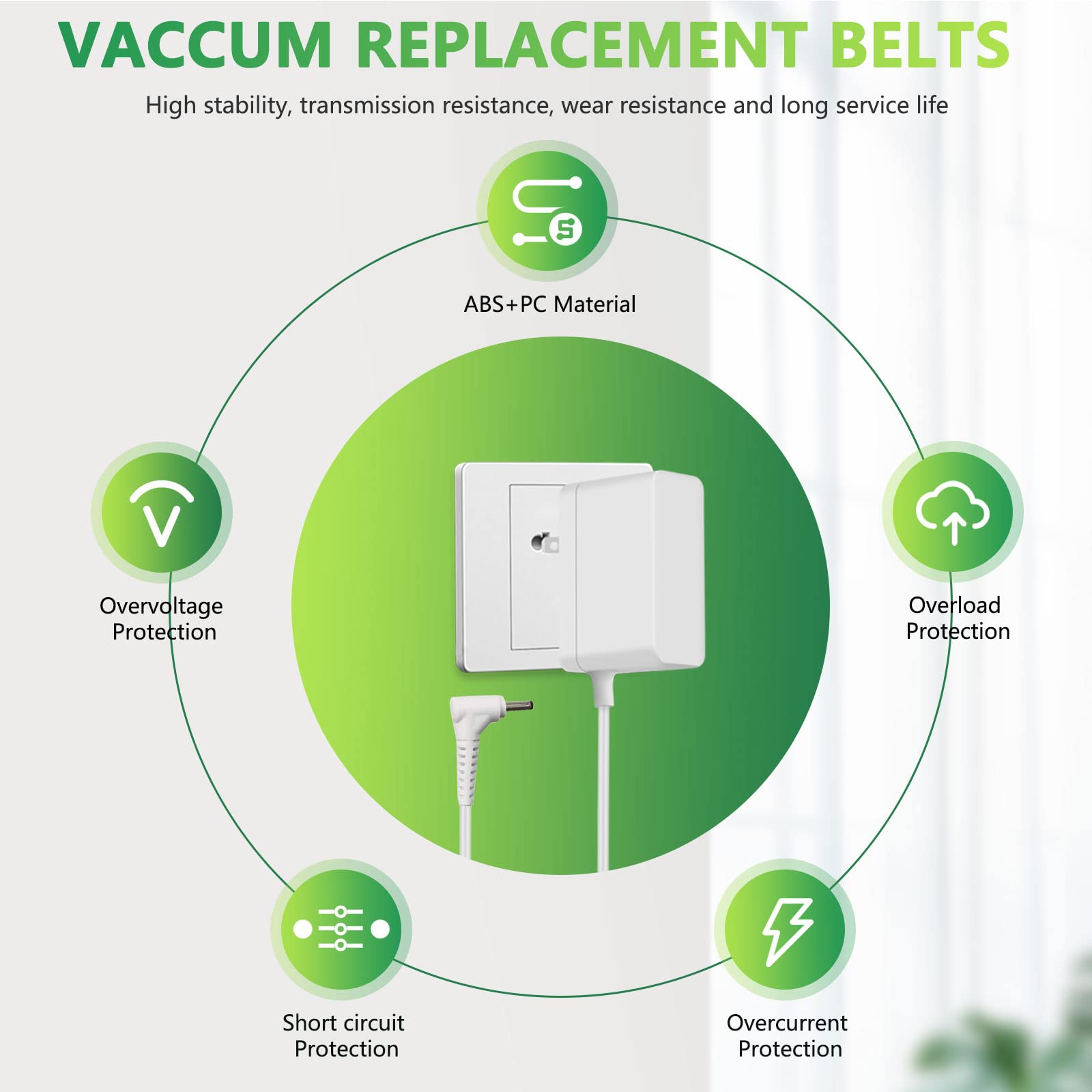 Czepa 5V Ac Charger Adapter Power Cord Compatible With Willow Pump Generations 1, 2, And 3, Replacement 3Amp Charger Cord (White