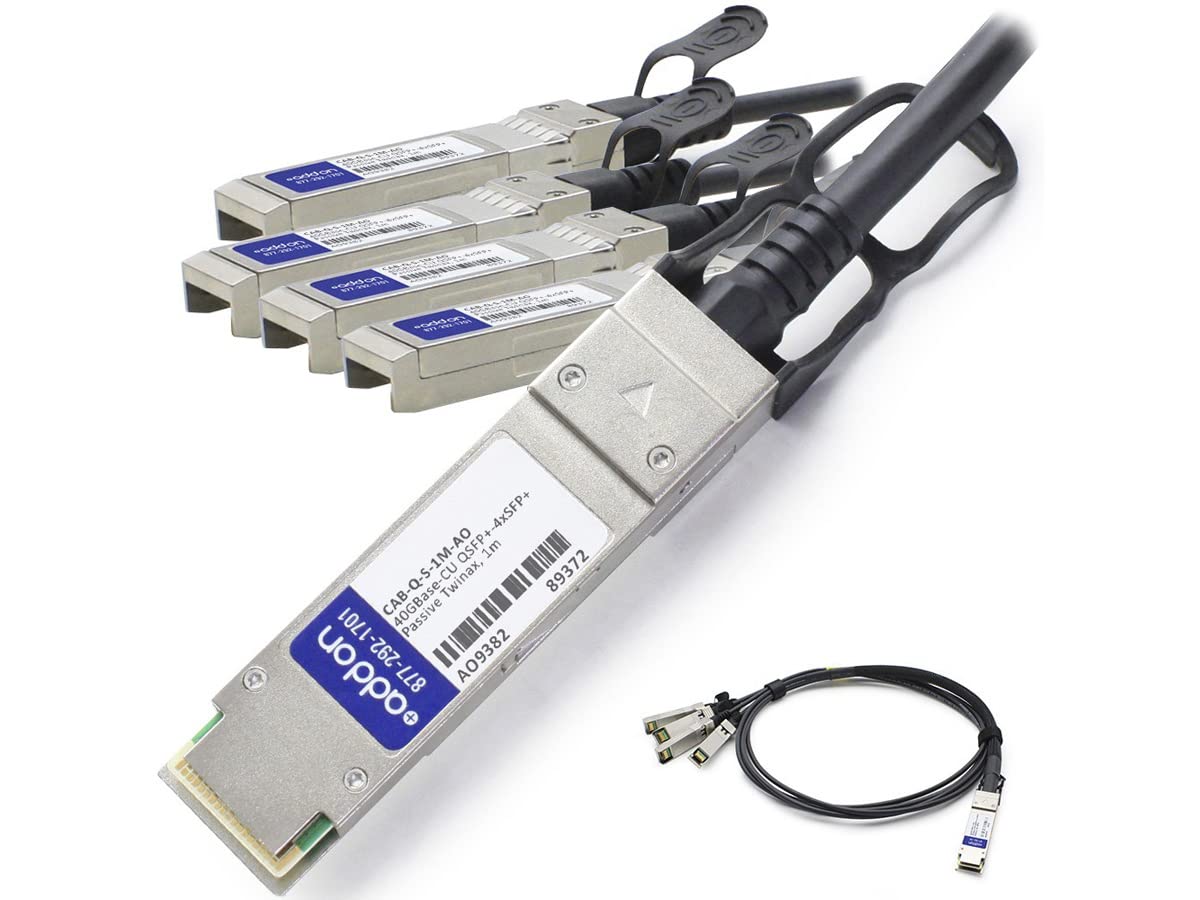 Addon Arista Networks Cab-Q-S-1M Compatible Taa Compliant 40Gbase-Cu Qsfp+ To 4X