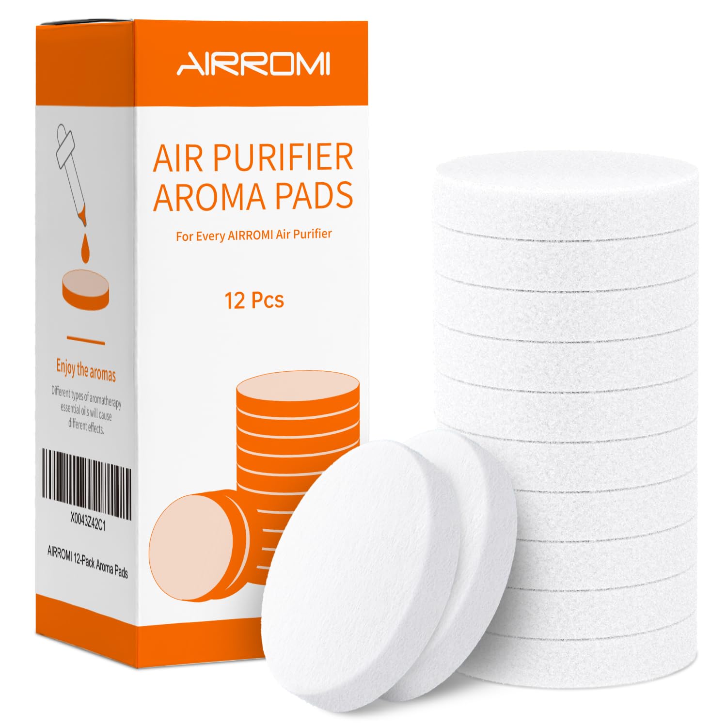 Airromi A2001 And A2002 Air Purifier   1 Pack Of 12 Aromatherapy Cotton Pads