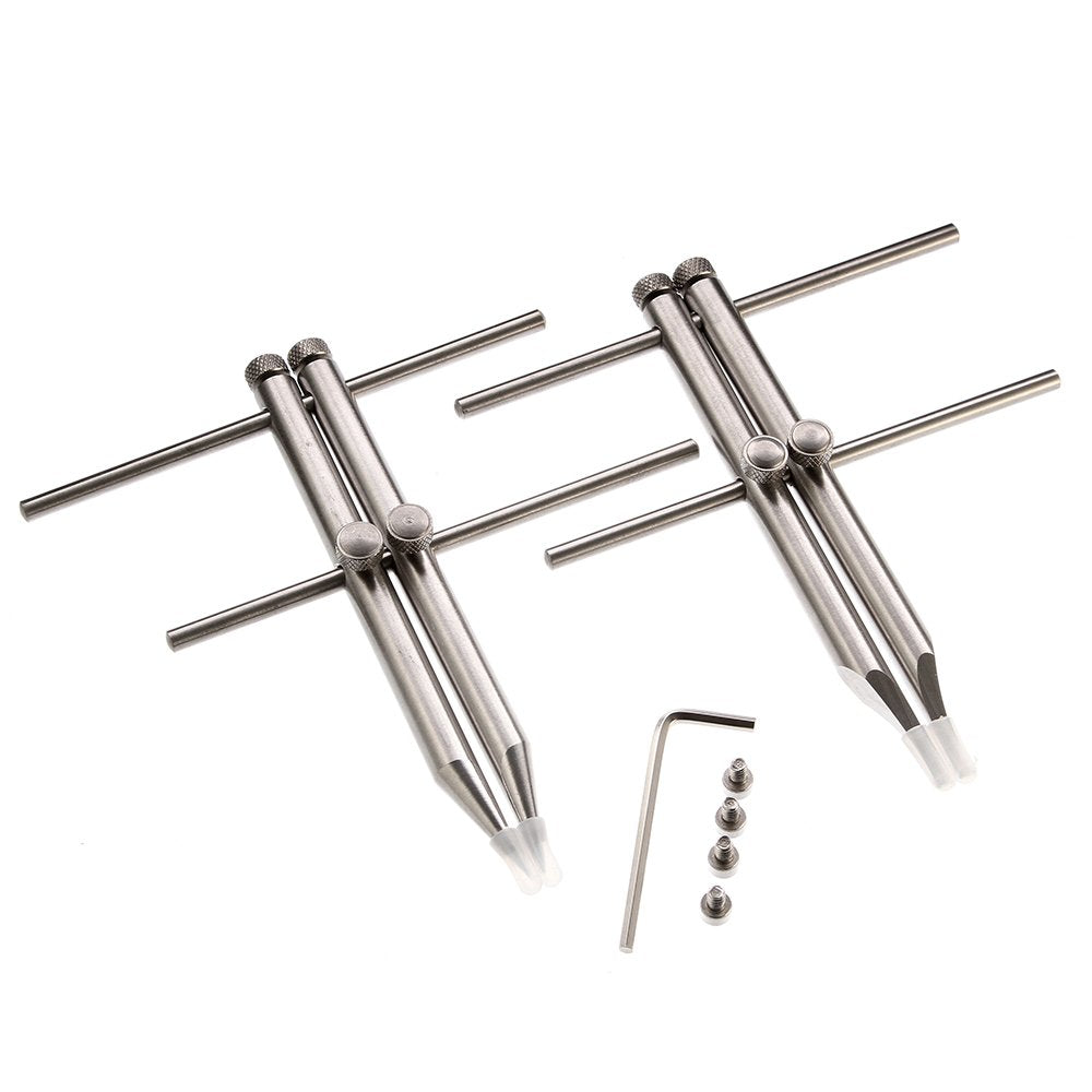 Fotga 2 Set 0-100mm Professional Flat&Pointed Tips DSLR Camera Lens Spanner Wrench Repair Opening Tool for Most Cameras Lenses F