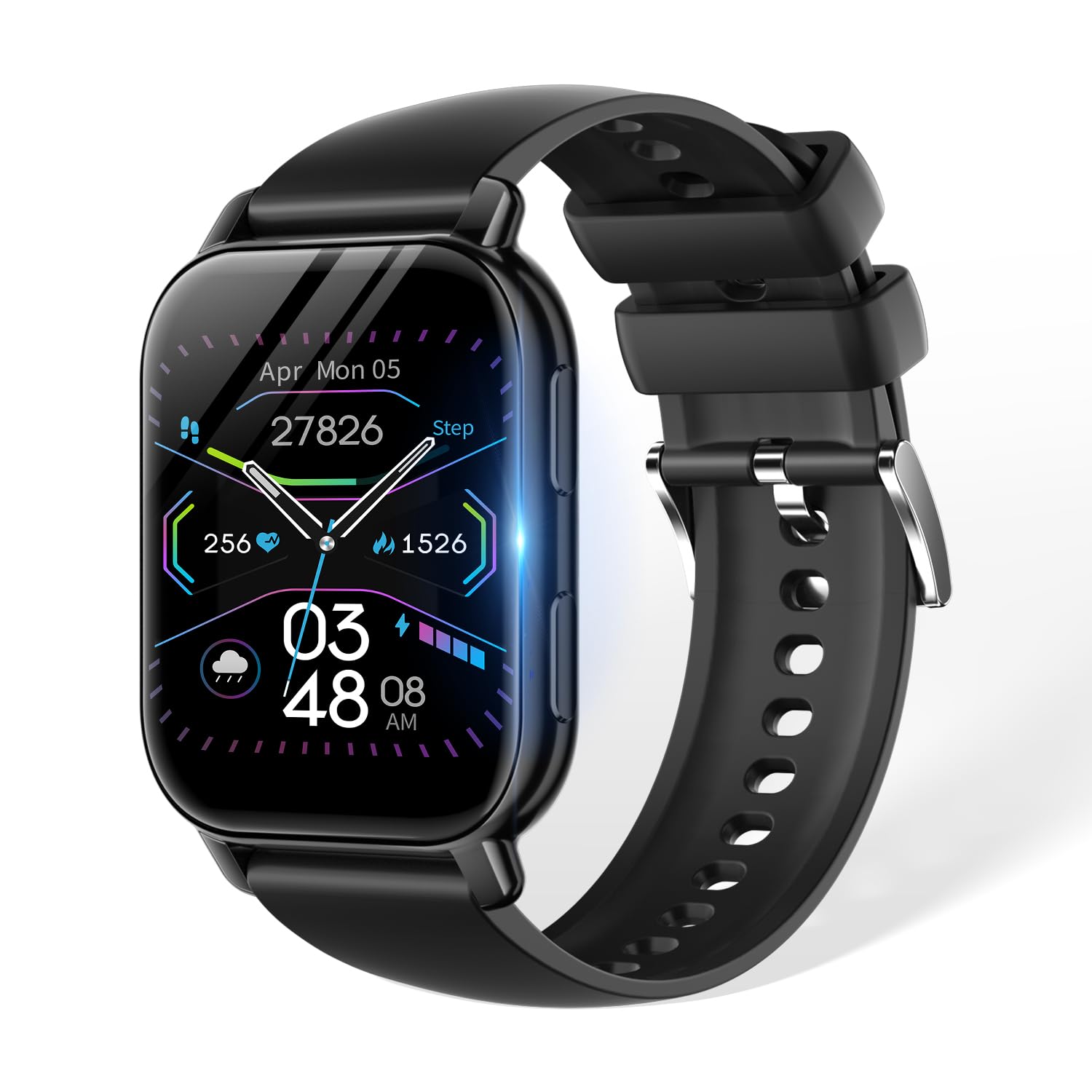 Zyvicxfj Smart Watch 1.85    Large Screen For Men And Women, Bluetooth 5.4 With Call Function Pedometer Wristwatch Sports Watch 