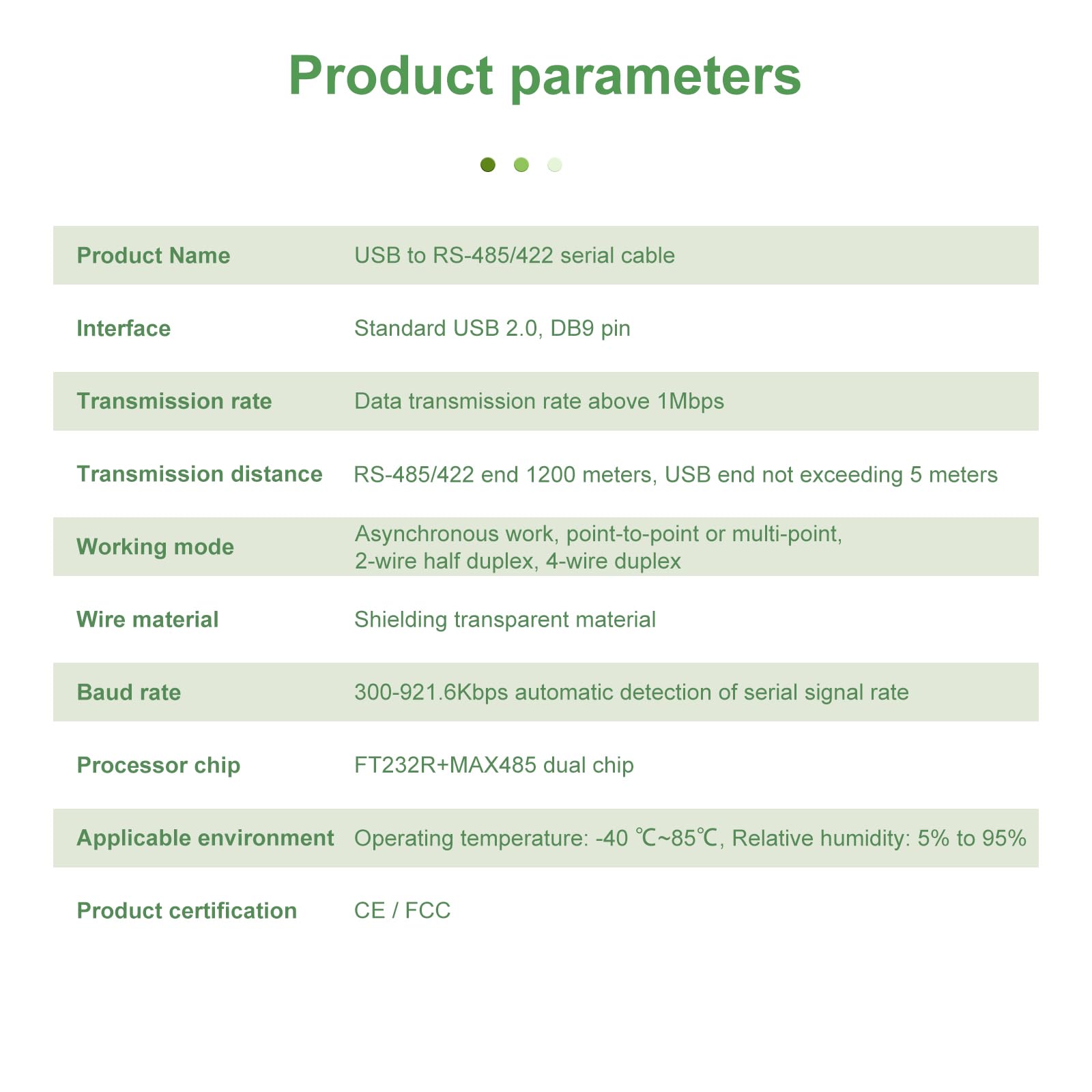 Jeirdus Usb To Rs422 Rs485 Serial Port Converter Adapter Cable With Ftdi Chip Support Windows 10, 8, 7, Xp And Mac With Esd Prot
