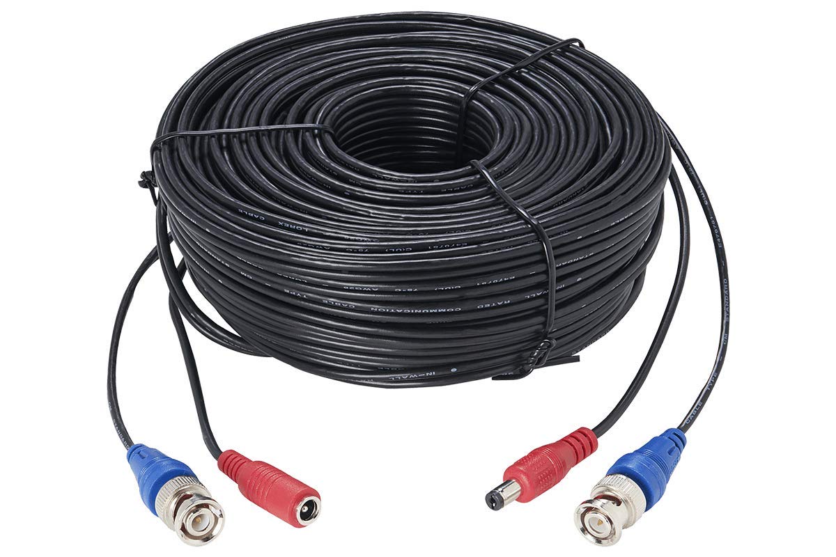 Lorex 4K Rg59 Power Accessory Cable, Video Cable For Security Camera Systems, For Analog Hd (Cvi/Tvi/Ahd/Mpx) Or Analog (Cvbs) S