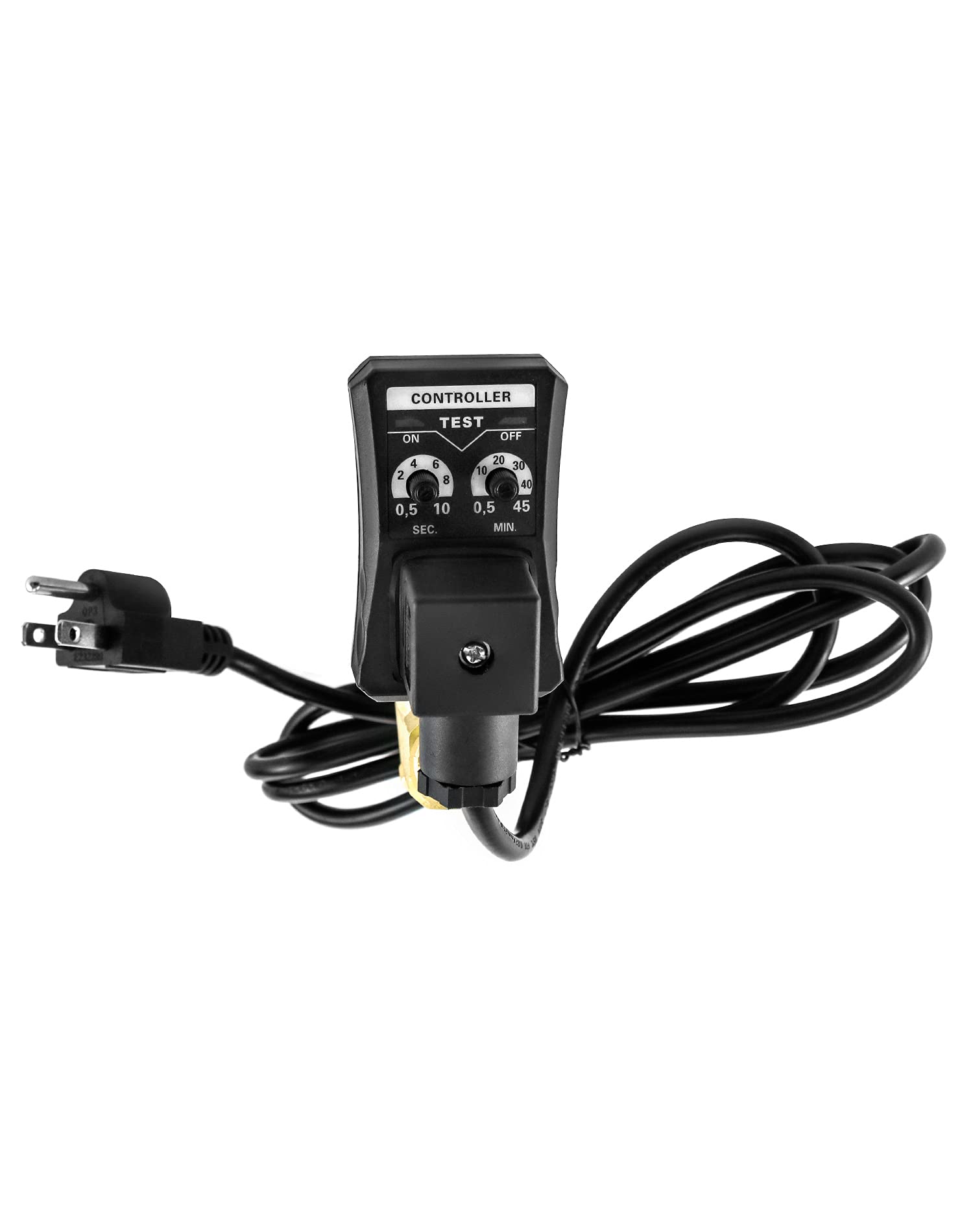 Qwork Automatic Gas Tank Valve With Us Plug   Suitable For Gas Tanks, Drip Legs, And Compressed Air System Components   Ac 110V