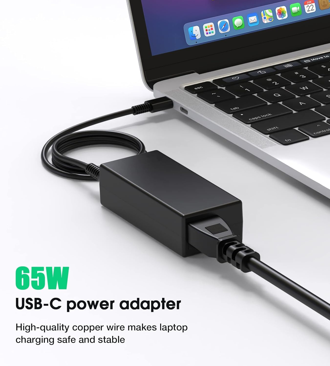 Universal Usb C Laptop Charger 65W 45W Chromebook Charger Usb C Replacement For Hp Lenovo Thinkpad/Yoga Dell Chromebook/Latitude