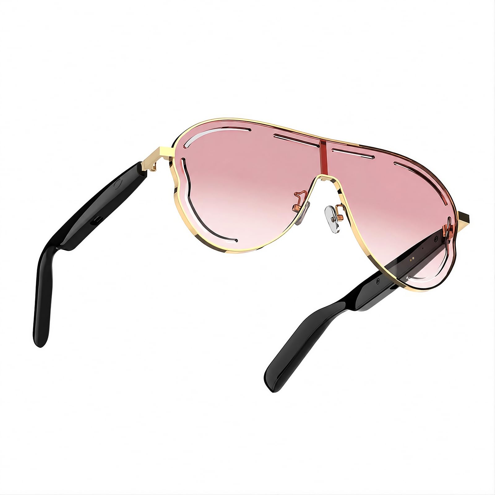 DVKIX Smart Glasses for Women, OpenEar Bluetooth Sunglasses, Touch Control