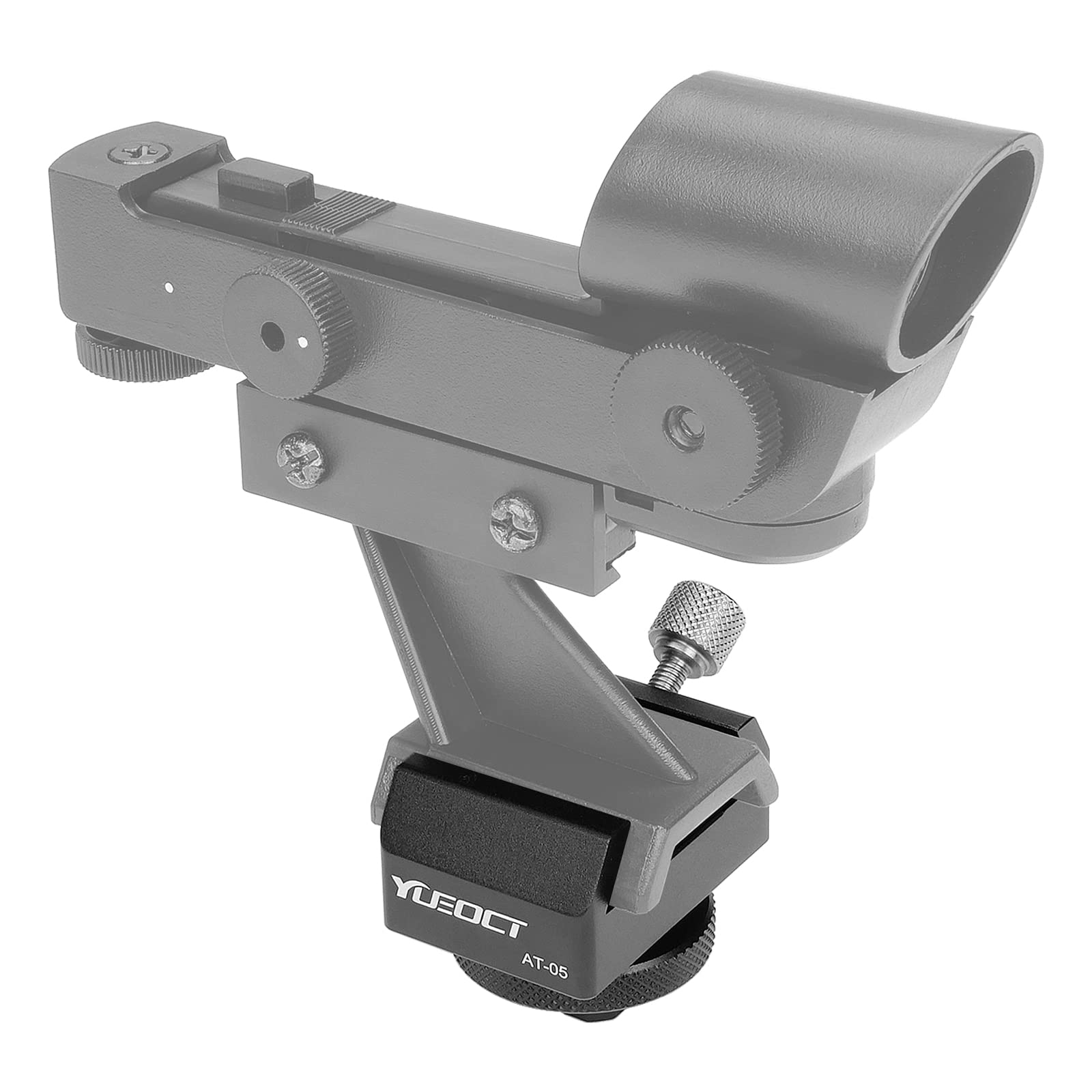 Yueoct Metal Telescope Finderscope Mount Adapter Finder Scope Base Dovetail Bracket With 1/4'' Threaded Hole For Video Dslr Mirr