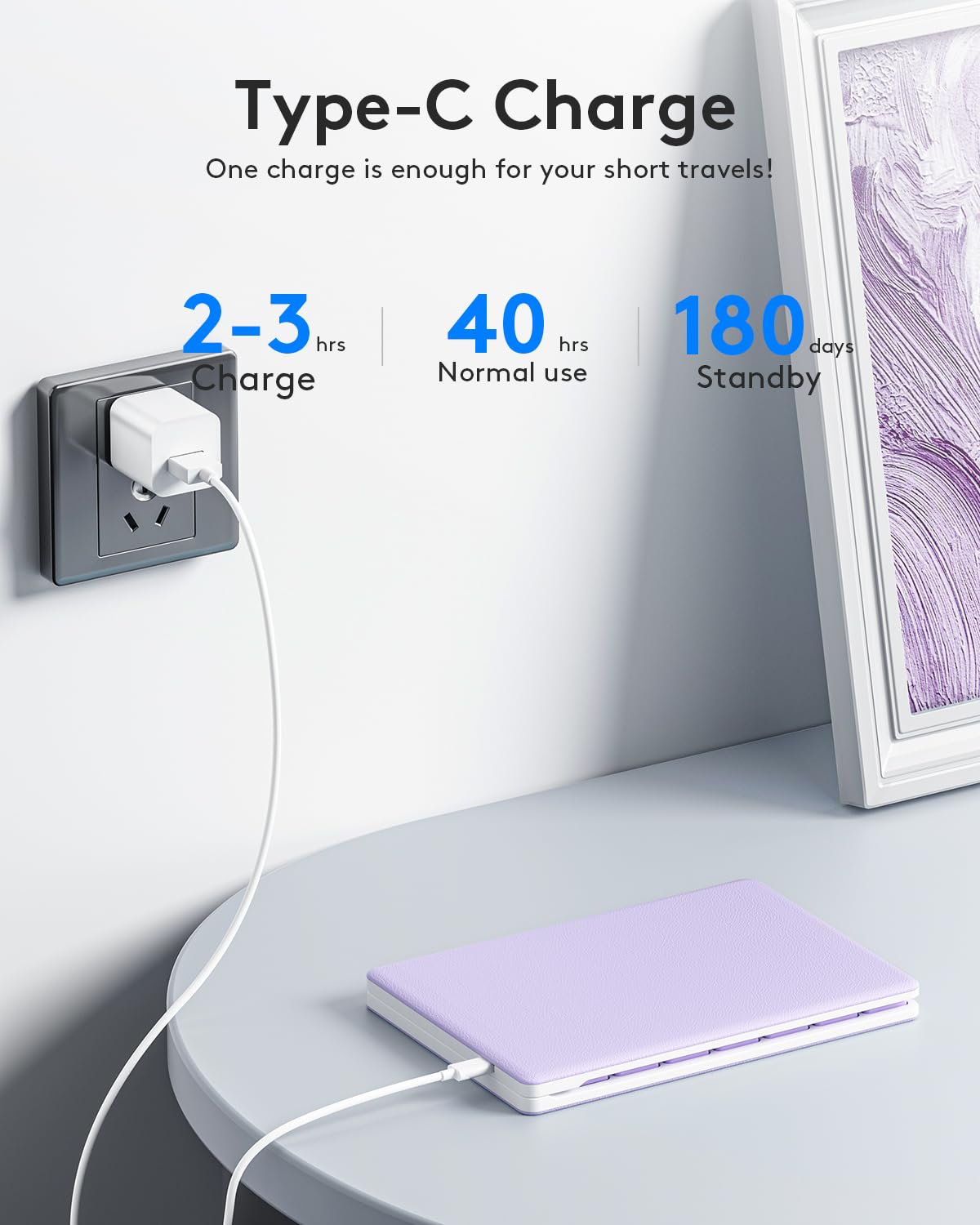 Samsers Bluetooth Foldable Keyboard, Wireless Portable Folding Keyboard, Full Size Ultra Slim Rechargeable Keyboard Connect Up T