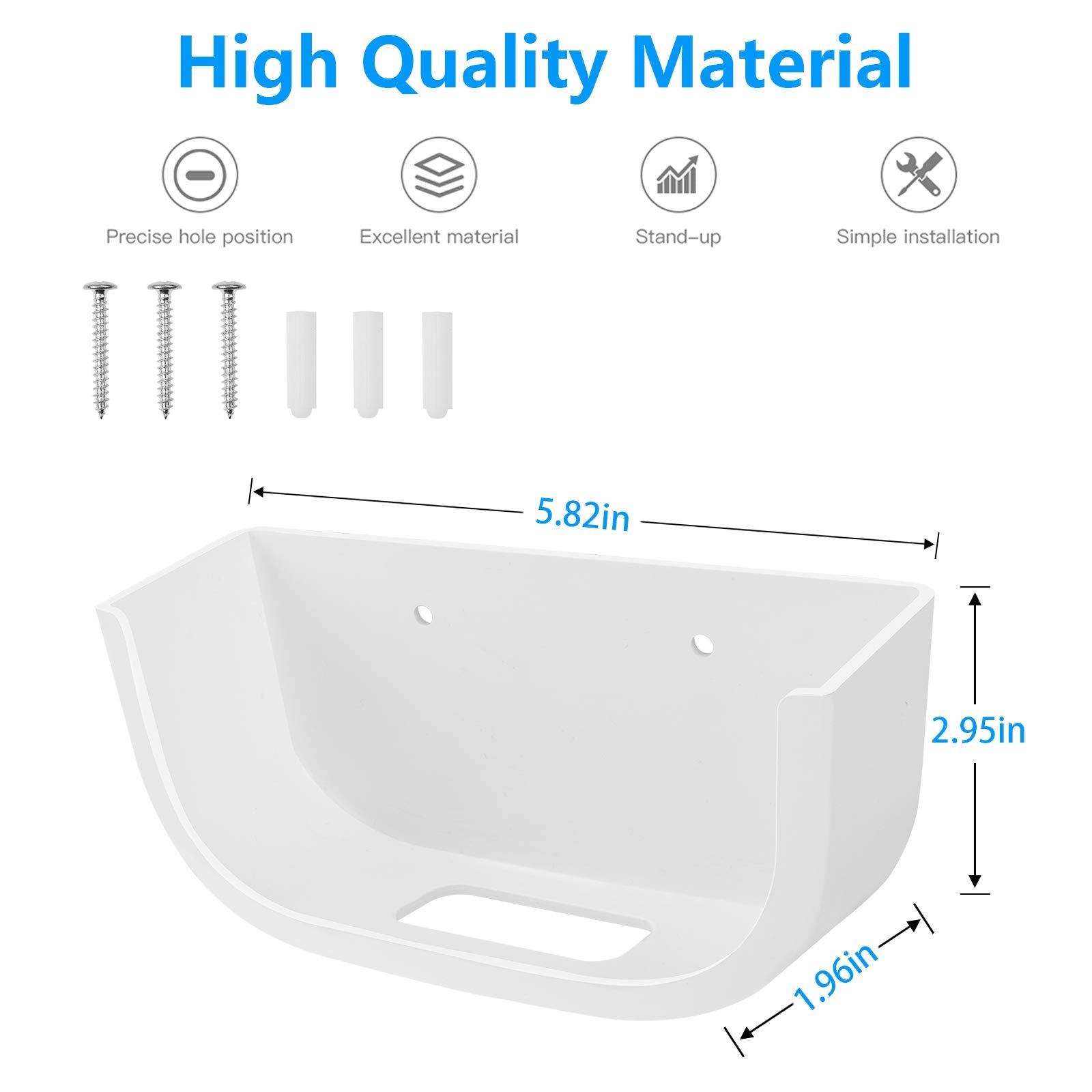 ???????????? 2Pcs Screwless Wall Mount Bracket For Eero Pro 6 Wifi, Vhb Stick On Holder, Strong Adhesive Holder, No Tools No Dri