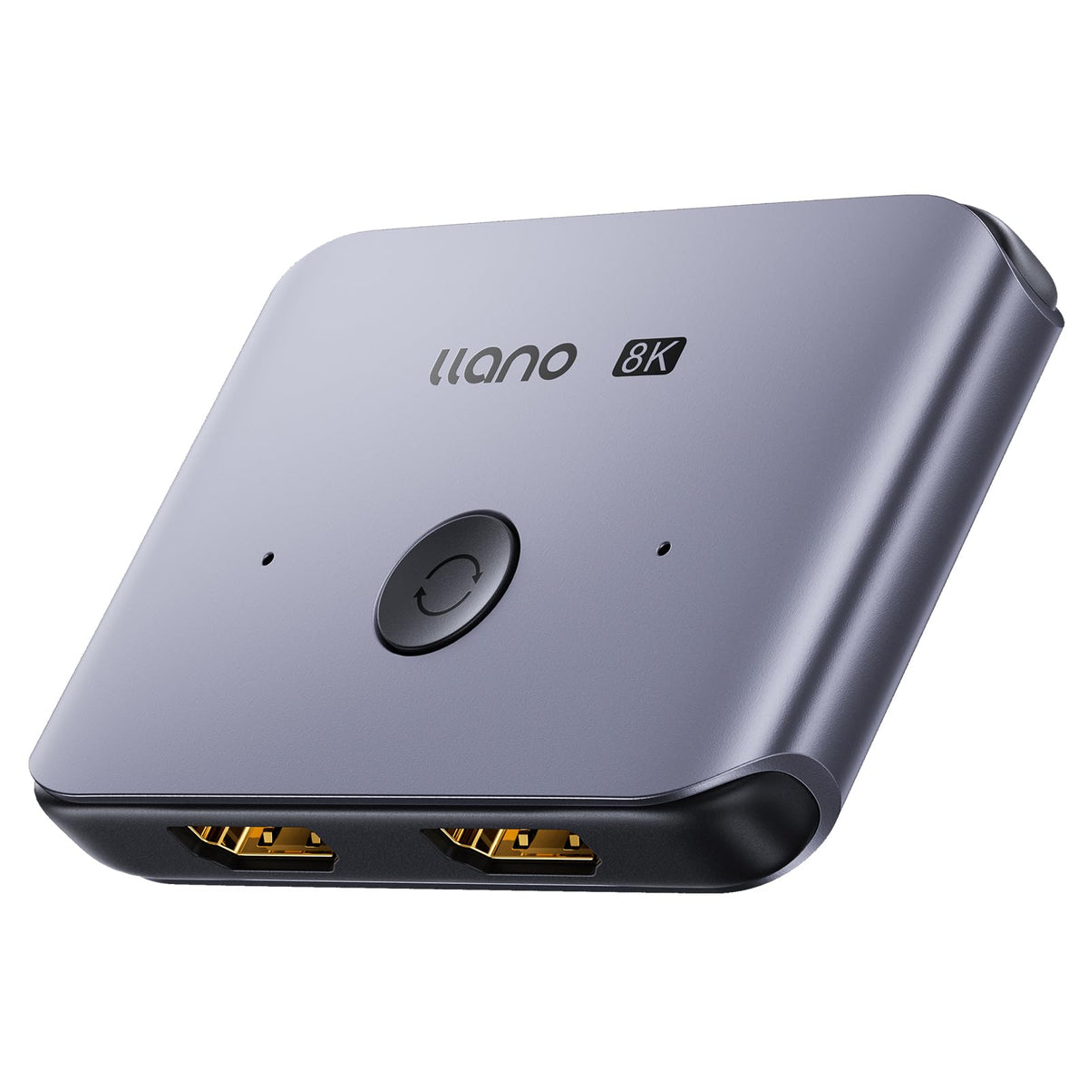 Llano Hdmi 2.1 Switch 8K Hdmi Switcher, 4K@120Hz Hdmi Bidirectional Switcher Splitter Supports 8K@60Hz, Aluminum Hdmi Switcher S