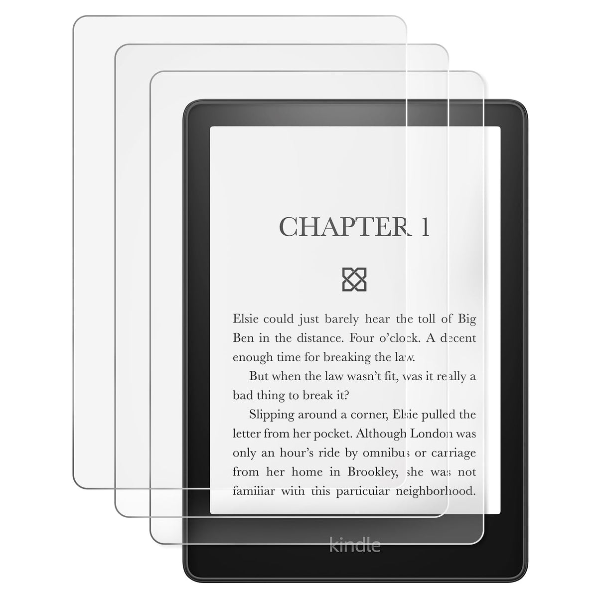 Cobak 3 Pack Anti-Glare Matte Screen Protector For 6.8'' Kindle Paperwhite, Kobo Aura H2O Edition 2 - High Clarity, Fingerprint 