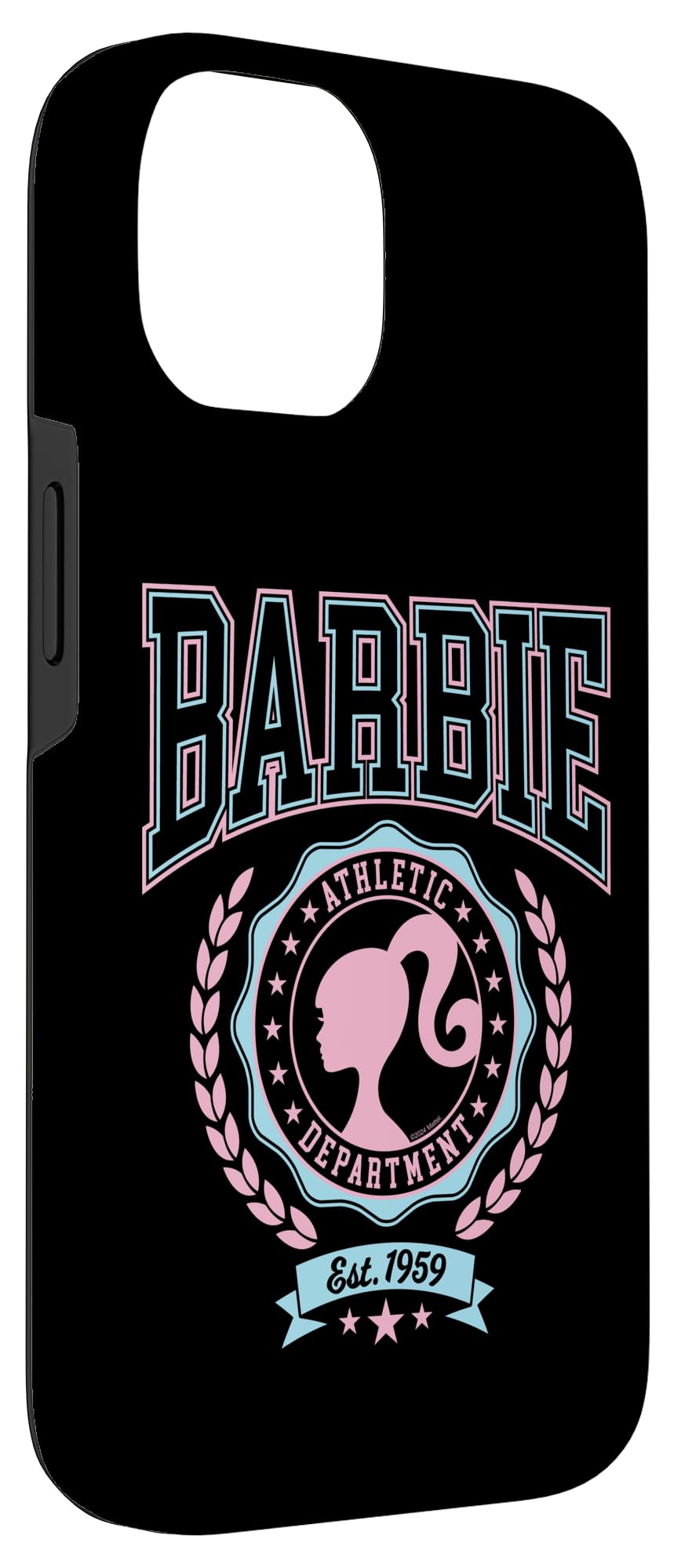 Iphone 14 Barbie   Varsity Athletic Department Silhouette Logo Case