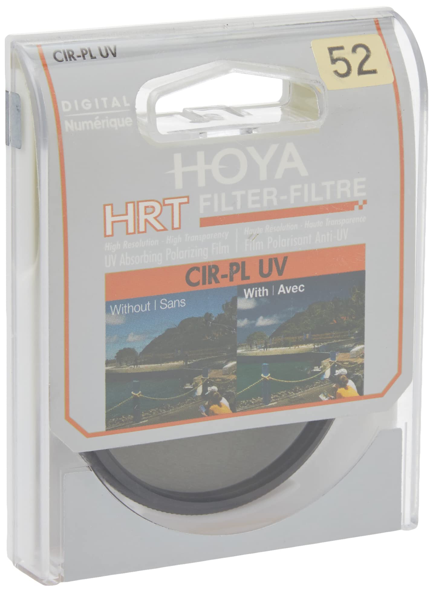 Hoya 52Mm Hrt Circular Pl Polarizer Uv Multi Coated Glass Filter