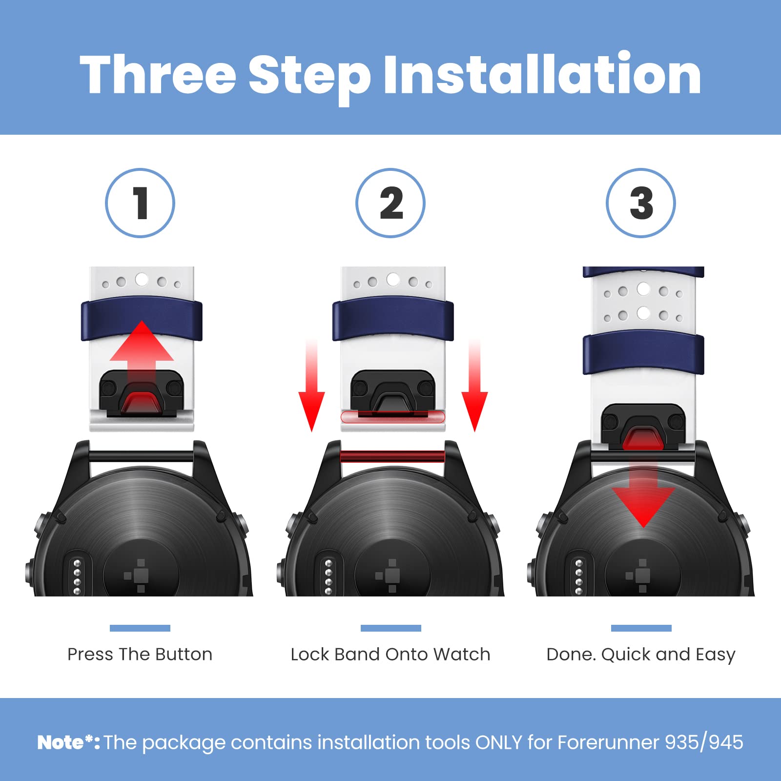 Notocity For Fenix 6 Band 22Mm Silicone Watch Bands For Fenix 7/Fenix 6/ Fenix 5/Fenix 5 Plus/Fenix 6/Fenix 6 Pro/Forerunner 935