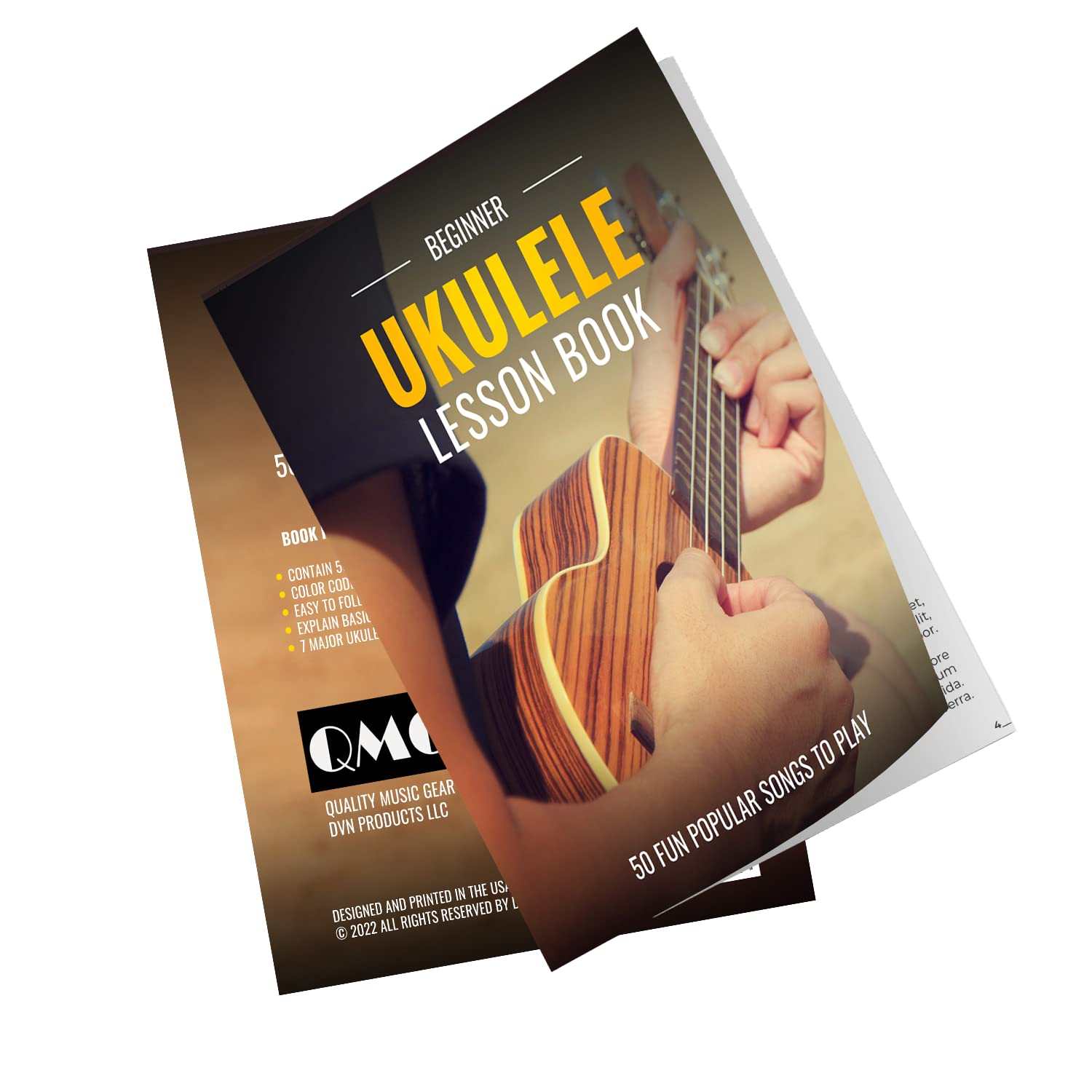Beginner Ukulele Lesson Book, Suitable For All Levels, Color Coded Notes, 50 Amazing & Popular Songs