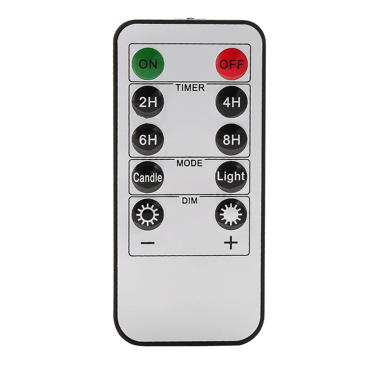 Eywamage 10 Key Remote Controller Only Work 10-Key Remote Controlled Led Candles