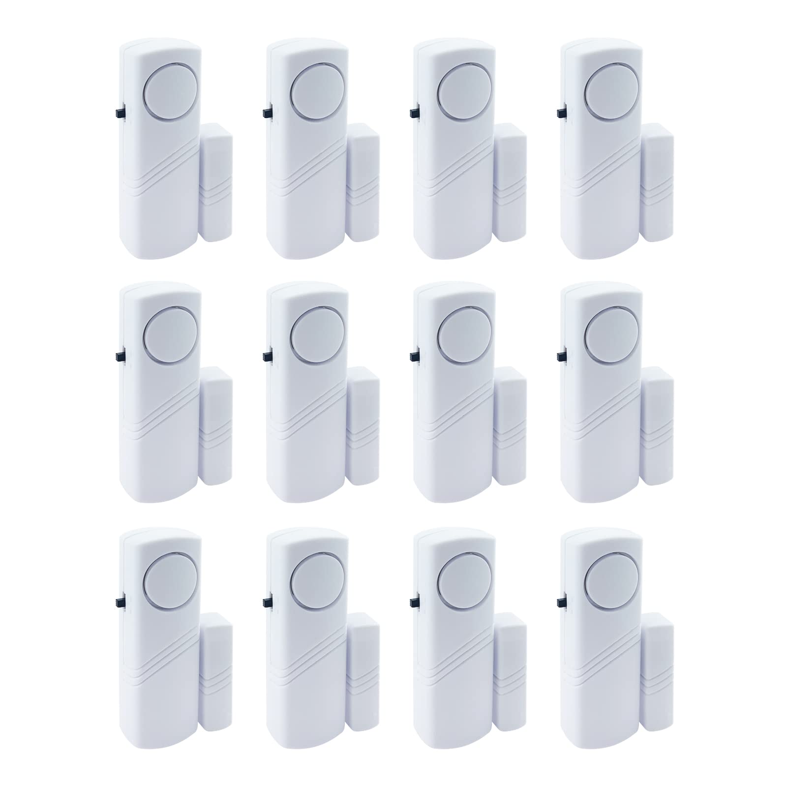 Door Window Alarm, 90Db Door Alarms For Kids Safety, Door Window Burglar Alarm Window Pool Alarms For Home (12 Pack)