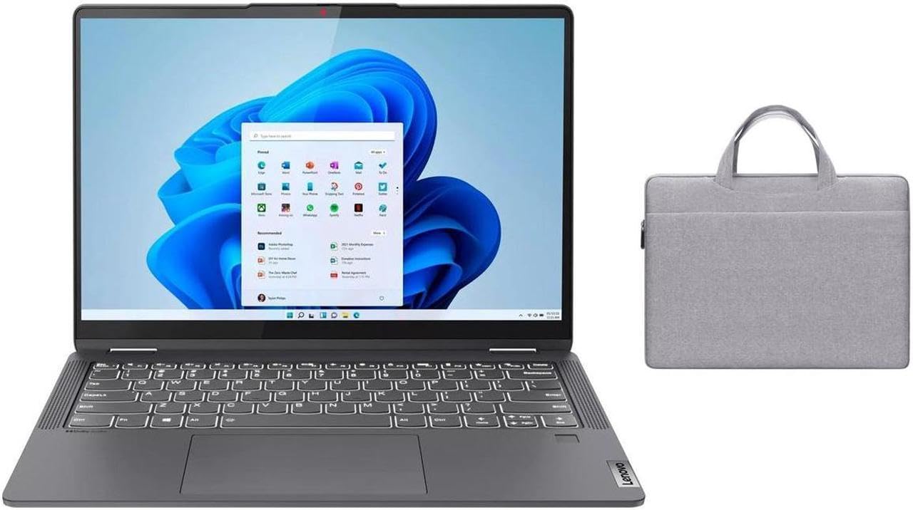 Lenovo Flex 5i 14 Touchscreen 2-in-1 Laptop | Intel Core i5-1235U Processor | 8GB RAM | 512GB SSD | Intel Iris Xe Graphics | Bac